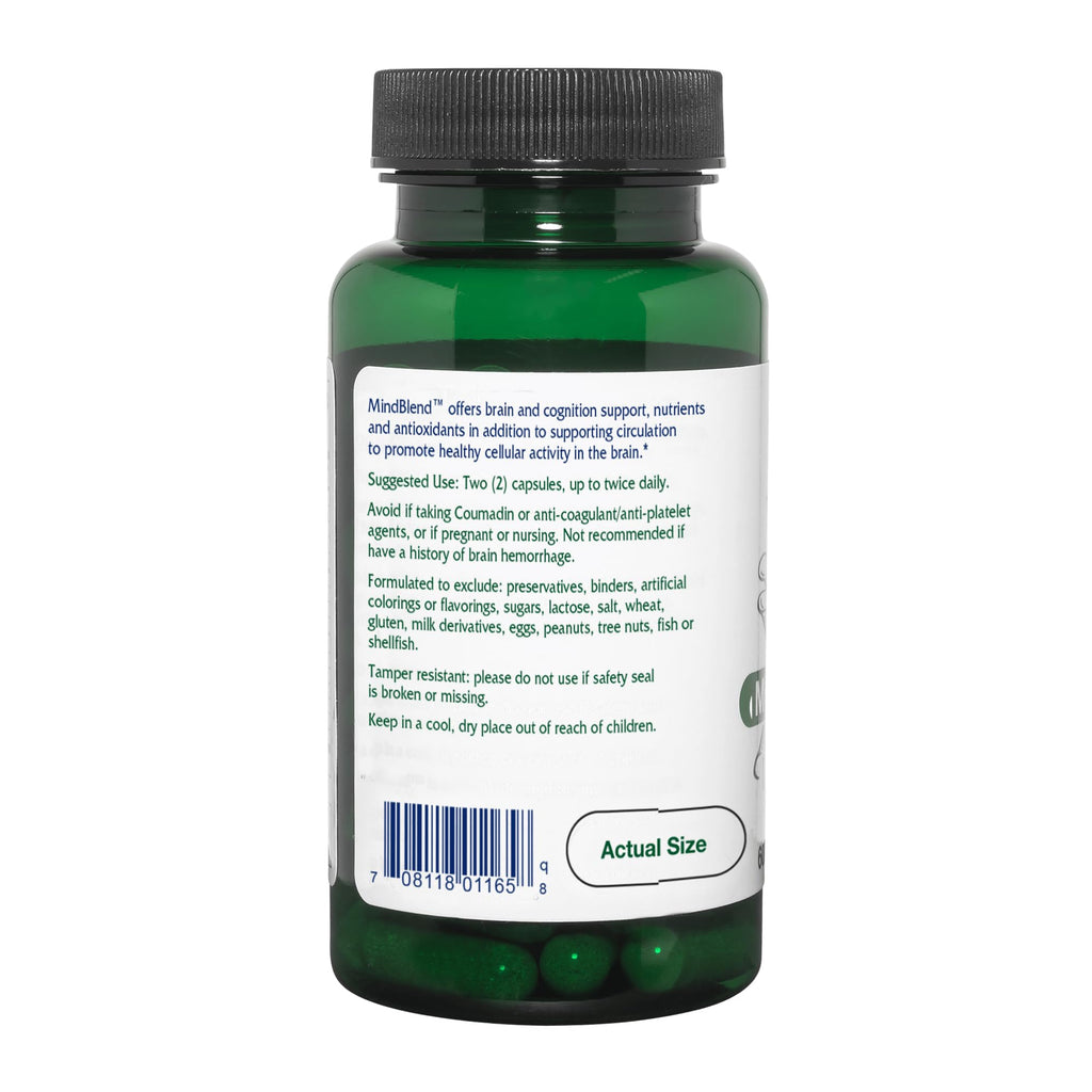Vitanica MindBlend, Brain Support, Vegan, 60 Capsules Vitanica buy supplements Au