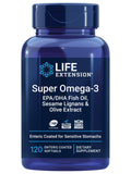 Life Extension Super Omega-3 EPA/DHA Fish Oil, Sesame Lignans & Olive Extract – Heart Health, Brain Health, Inflammation Health Support, Gluten-Free, Enteric-Coated, Non-GMO, 120 Softgels Life ExtensionBuy Supplements Australia