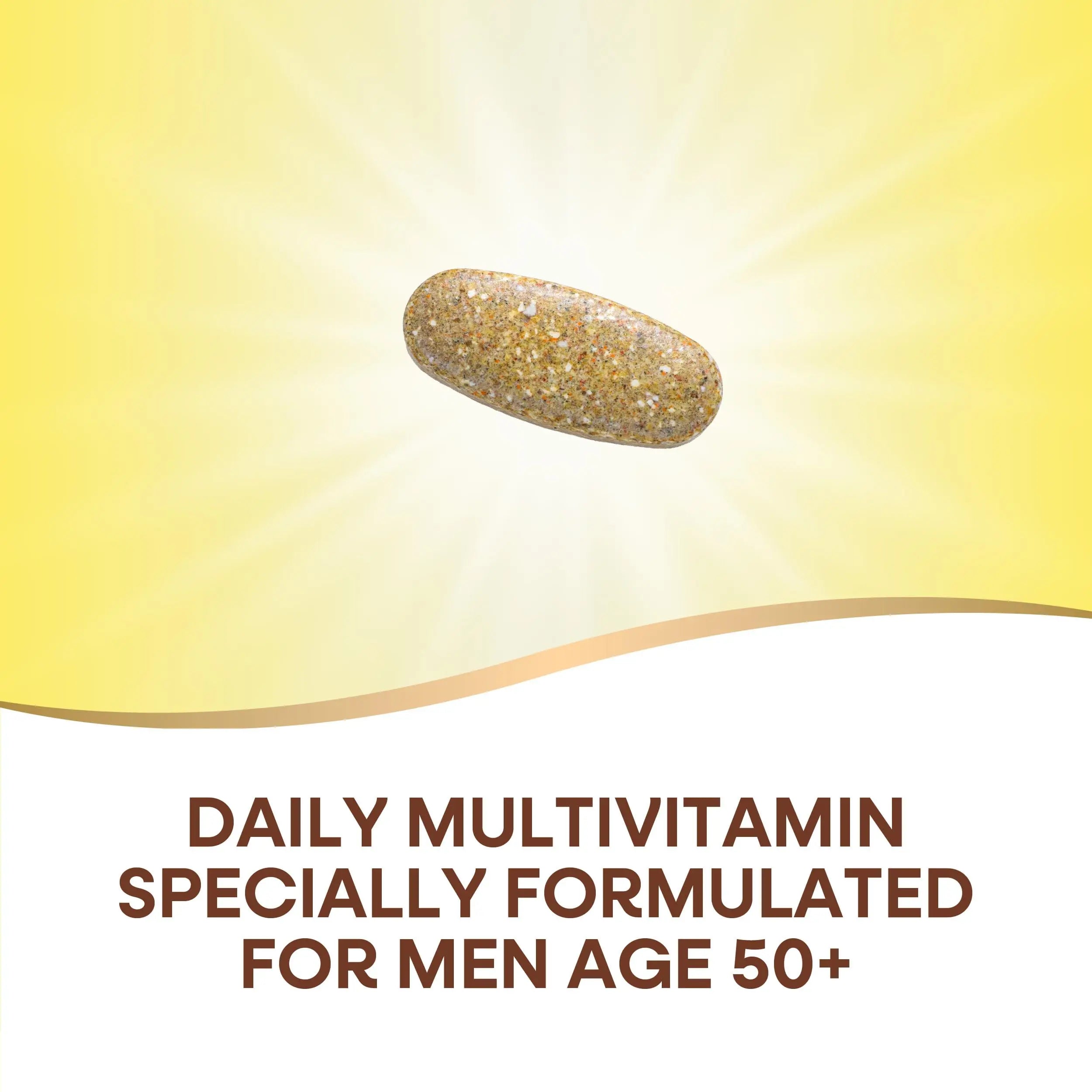 Nature's Way Alive! Men’s 50+ Daily Ultra Multivitamin, High Potency Formula, Supports Healthy Brain, Eyes & Heart Nature's Way