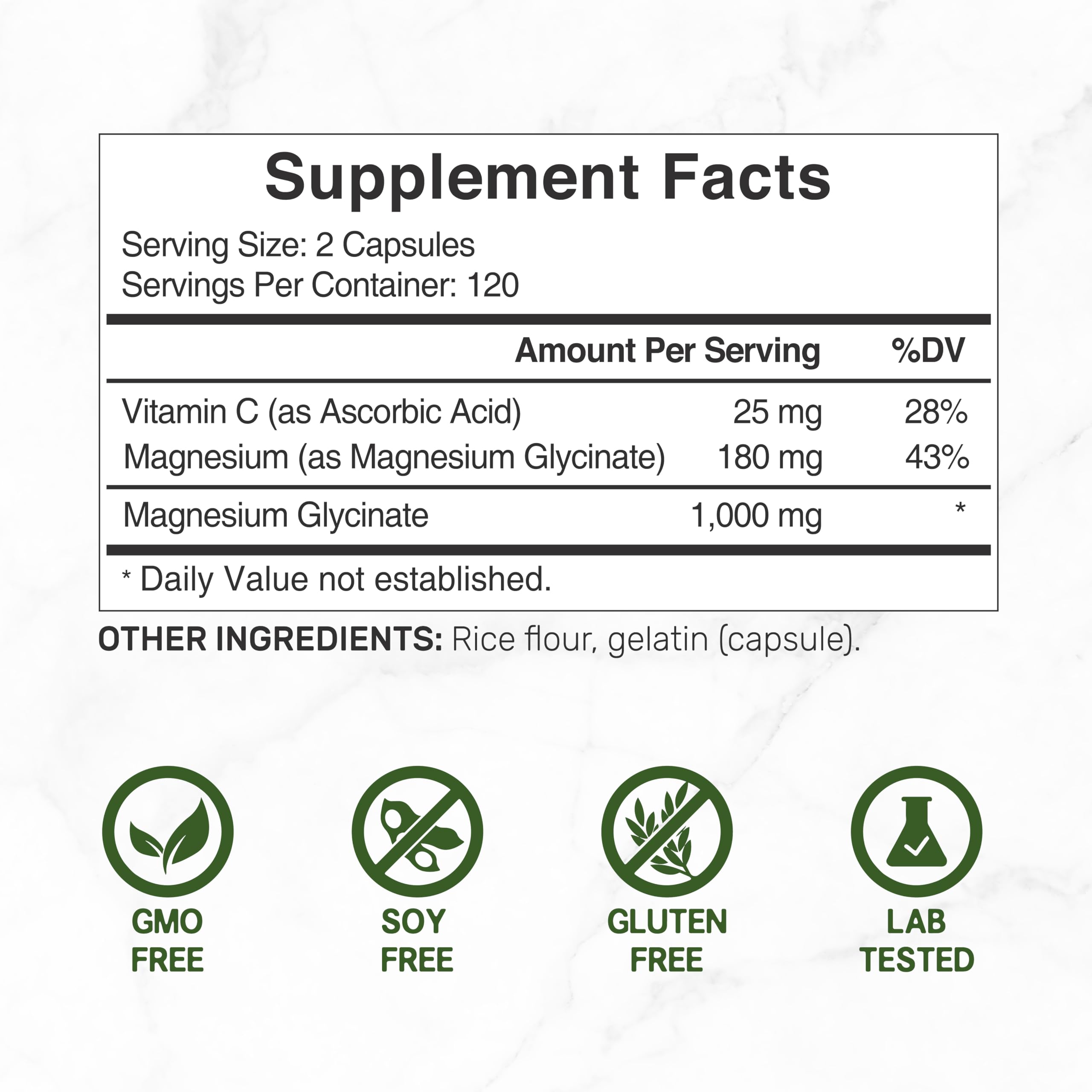 Magnesium Glycinate 500mg Per Capsule (1000mg Per Serving) Plus Vitamin C, 240 Capsules – 100% Chelated for Easy Absorption – Essential Mineral Supplement DEAL SUPPLEMENTBuy Supplements Australia