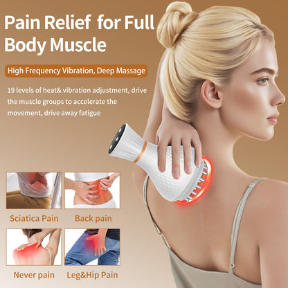 lemonforts Lymphatic Drainage Massager – Portable Cellulite Massage Tool with 19 Intensity Levels for Relaxing Neck, Legs, Arms & Belly lemonforts buy supplements Au