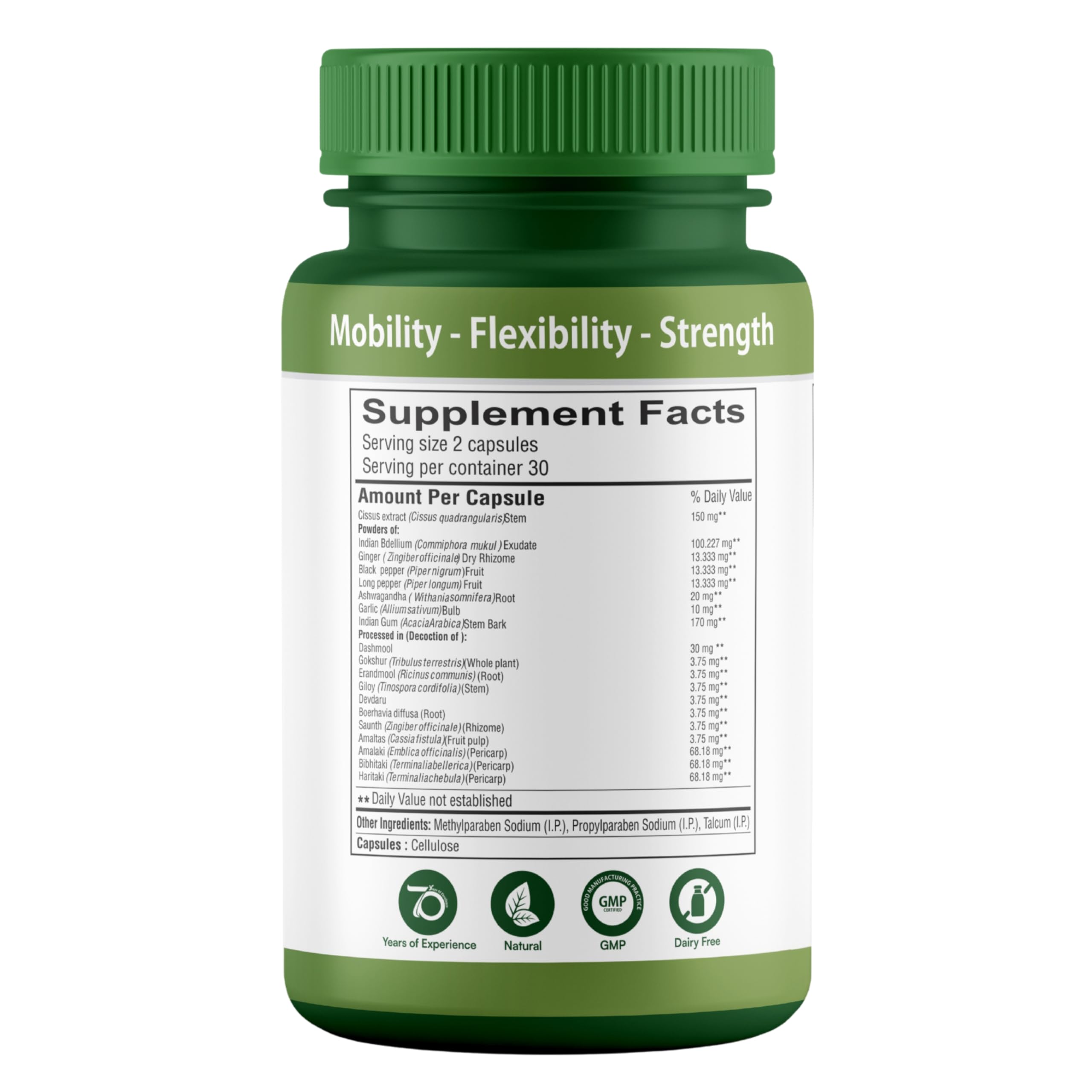 SHREE DHANWANTRI HERBALS SDH Bonartho | Bone & Joint Support Supplement | Move with Comfort & Ease | 60 Caps (1 Mon Supply) SHREE DHANWANTRI HERBALSBuy Supplements Australia