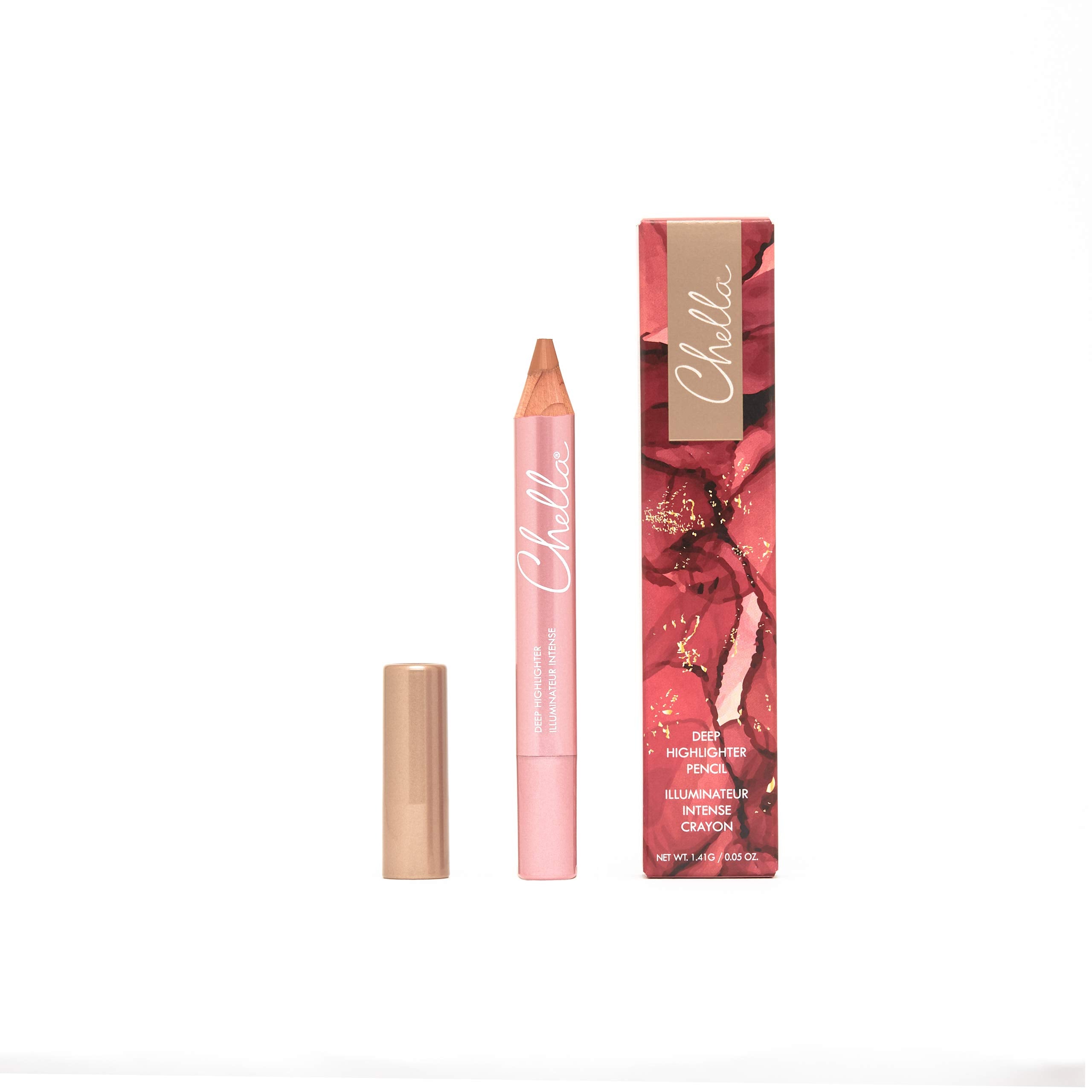 Chella Highlighter Makeup Pencil - Vegan, Cruelty Free, Paraben Free, Gluten Free - Use as a Highlighter, Concealer and Under Eye Liner (Deep Matte) ChellaBuy Supplements Australia