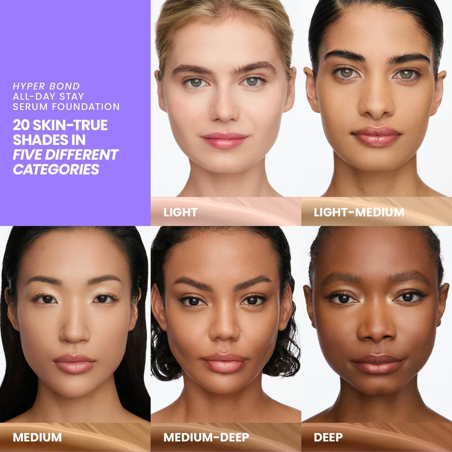 Wonderskin Hyper Bond All-Day Stay Serum Foundation – Waterproof, Transfer-Proof, 24HR Longwear Face Makeup with Niacinamide & Hyaluronic Acid – Lightweight, Natural Finish (Moonstone) WonderskinBuy Supplements Australia