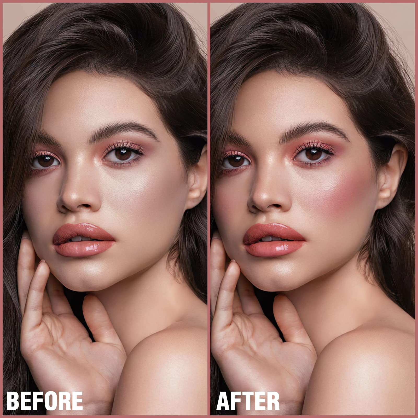 FOCALLURE Cream Blush Makeup,Buildable Blush Stick for Cheeks,Matte and Dewy Finish,Long Wearing,Easy Application,Lightweight Multi Stick,ROSE FLUSH FOCALLUREBuy Supplements Australia