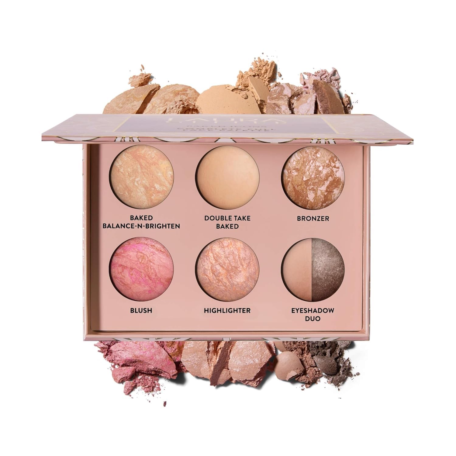 LAURA GELLER Baked Icons Complete Full Face Palette, Light | All-in-One Makeup Palette with Baked Foundations, Blush, Bronzer, Highlighter, Eyeshadows | Coverage for Mature Skin | Travel-Friendly LAURA GELLER NEW YORK buy supplements Au