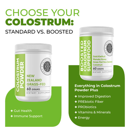 Intestinal Fortitude Boosted Colostrum Superfood Dietary Supplement: Grass-Fed New Zealand Bovine Colostrum, Gold Kiwifruit, Manuka Honey, for Digestion, Immune System, and Gut Health (60 Grams) Intestinal Fortitude buy supplements Au