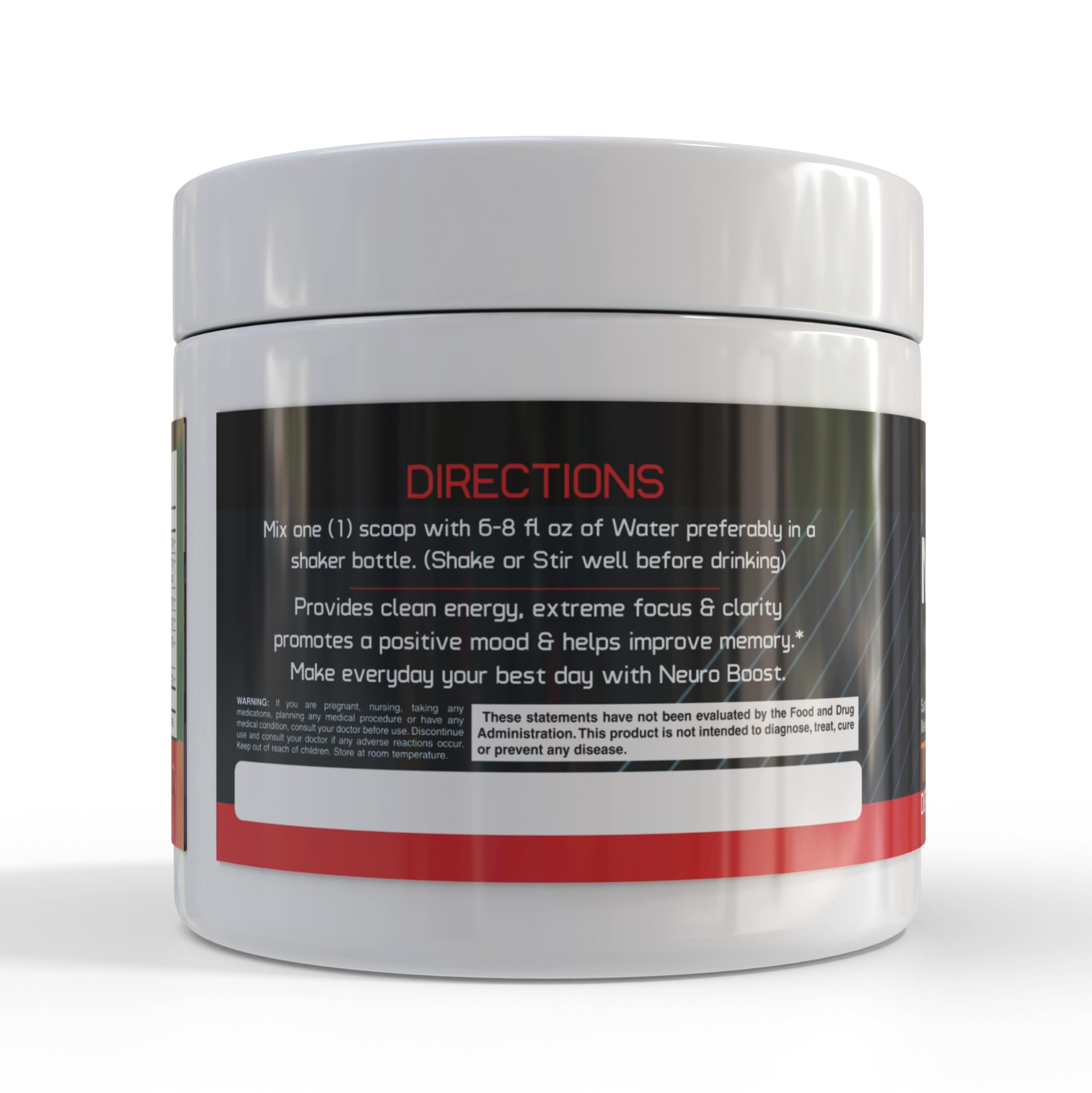GMU SPORT Nootro-Prime Brain Boost - Focus Brain Supplement - Mushroom Supplement Powder with Alpha GPC, Nootropic Brain Supplements for Memory and Focus with Lions Mane, 30 Servings, Tropical Flavor GMU SPORTBuy Supplements Australia