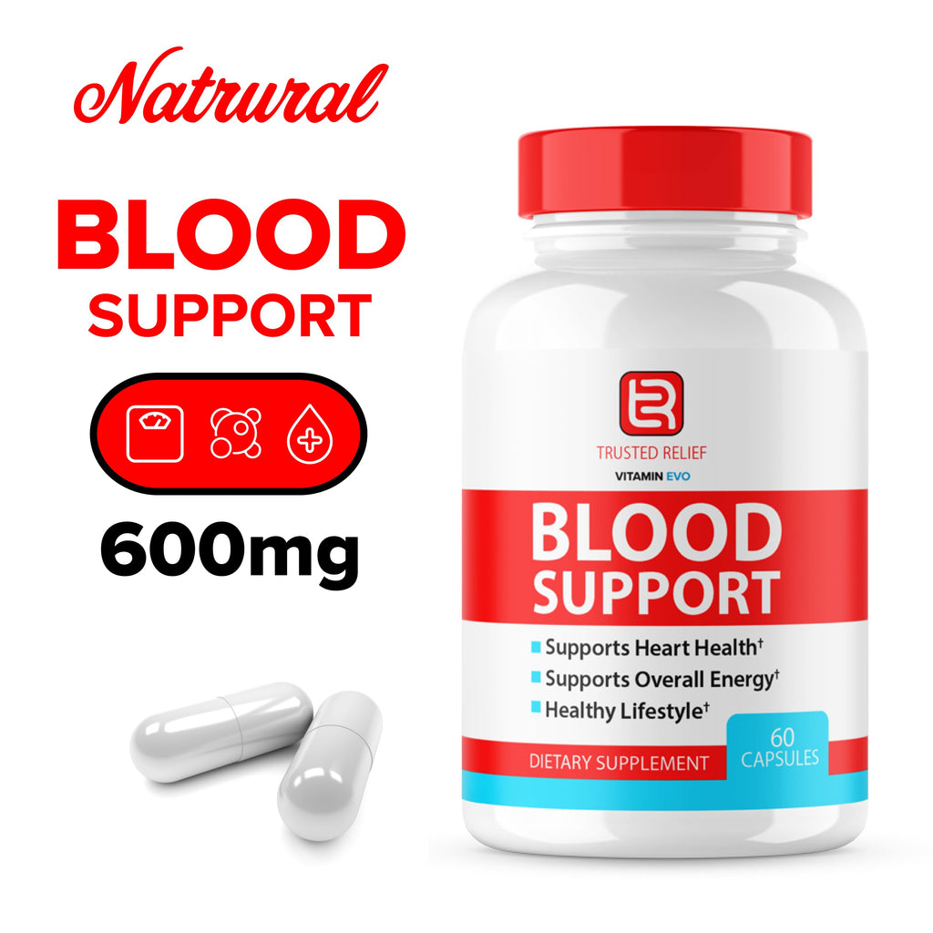 (2 Pack) Trusted Relief Blood Support Capsules, Trusted Relief Advanced Strength Glycogen Reviews Healthy Levels Support Supplement, TrustedRelief Maximum Blood Support Formula Supplement (120 Caps) Vitamin Evo buy supplements Au