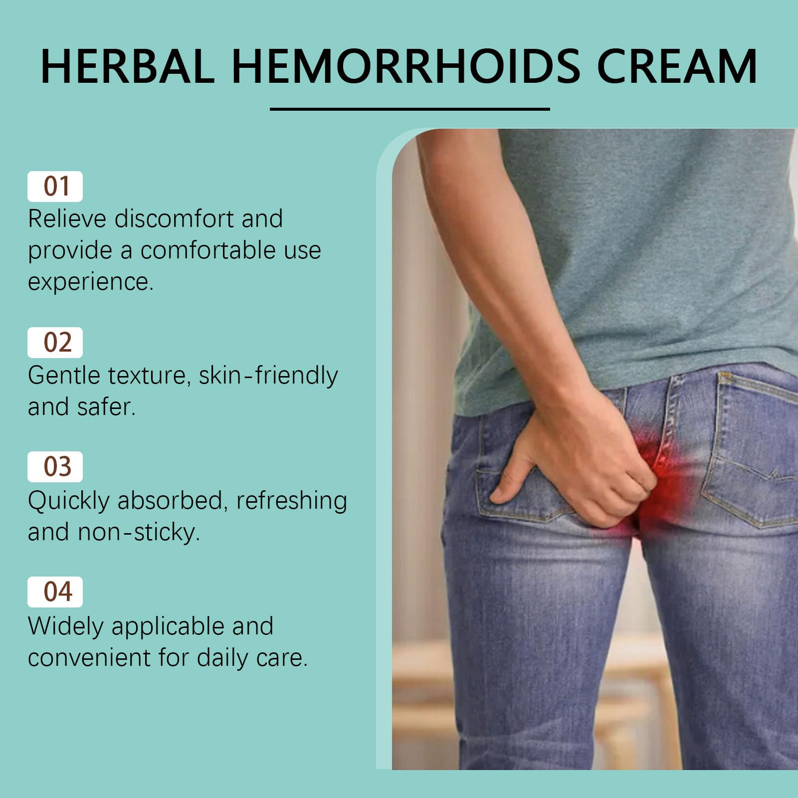 NiTa HyHy Herbal Hemorrhoids Ointment– Hemorrhoid Treatment and Hemorrhoid Cream for Relief Fast Acting Relief of Pain, Swelling, Discomfort, Burning and Itching NiTa HyHyBuy Supplements Australia