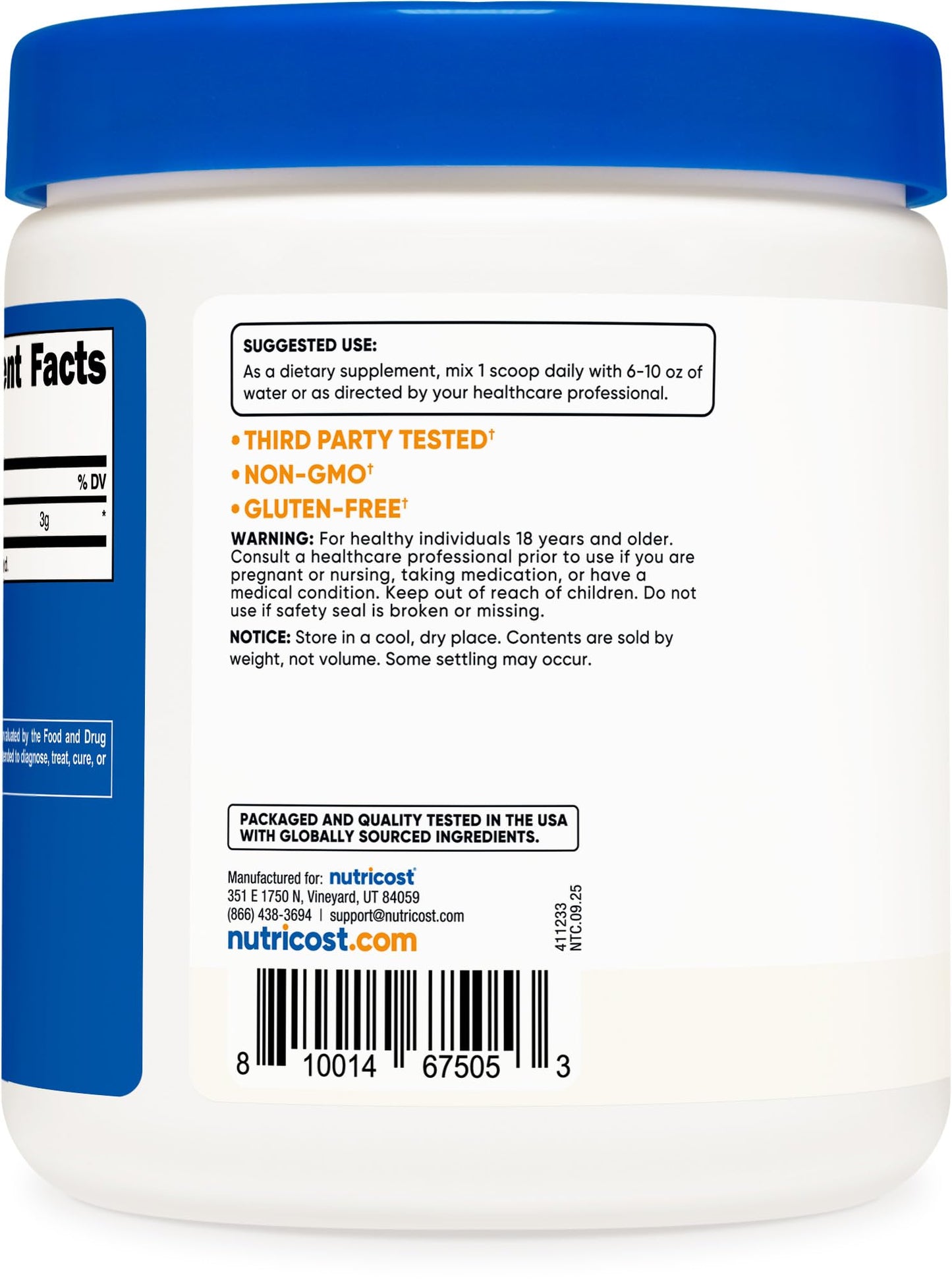Nutricost L-Citrulline Malate (2:1) Powder (300 Grams)
