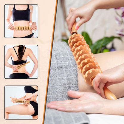 KintKita 3 in 1 Wood Therapy Massage Tool,Wooden Lymphatic Drainage Massager Maderoterapia Kit Professional Body Cellulite Massager for Body Sculpting,Contouring,Relief Muscle,Anti-Cellulite KintKita buy supplements Au