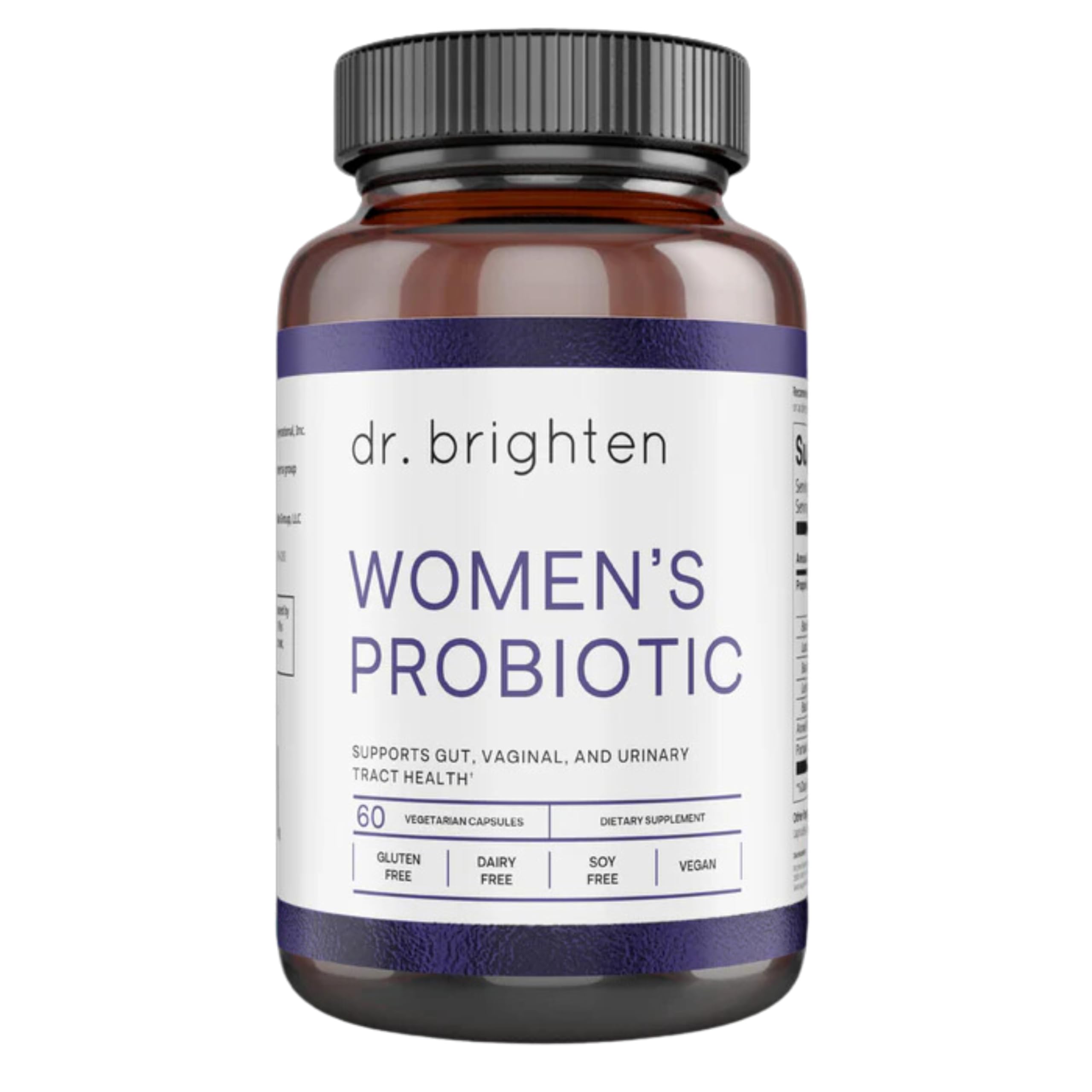Dr. Brighten Women’s Probiotic - Probiotics, Prebiotics with Antioxidants & Sunfiber for Healthy Hormones, Balanced Female Microbiome, Ovaries and Immune Health - 60 Capsules Dr. BrightenBuy Supplements Australia
