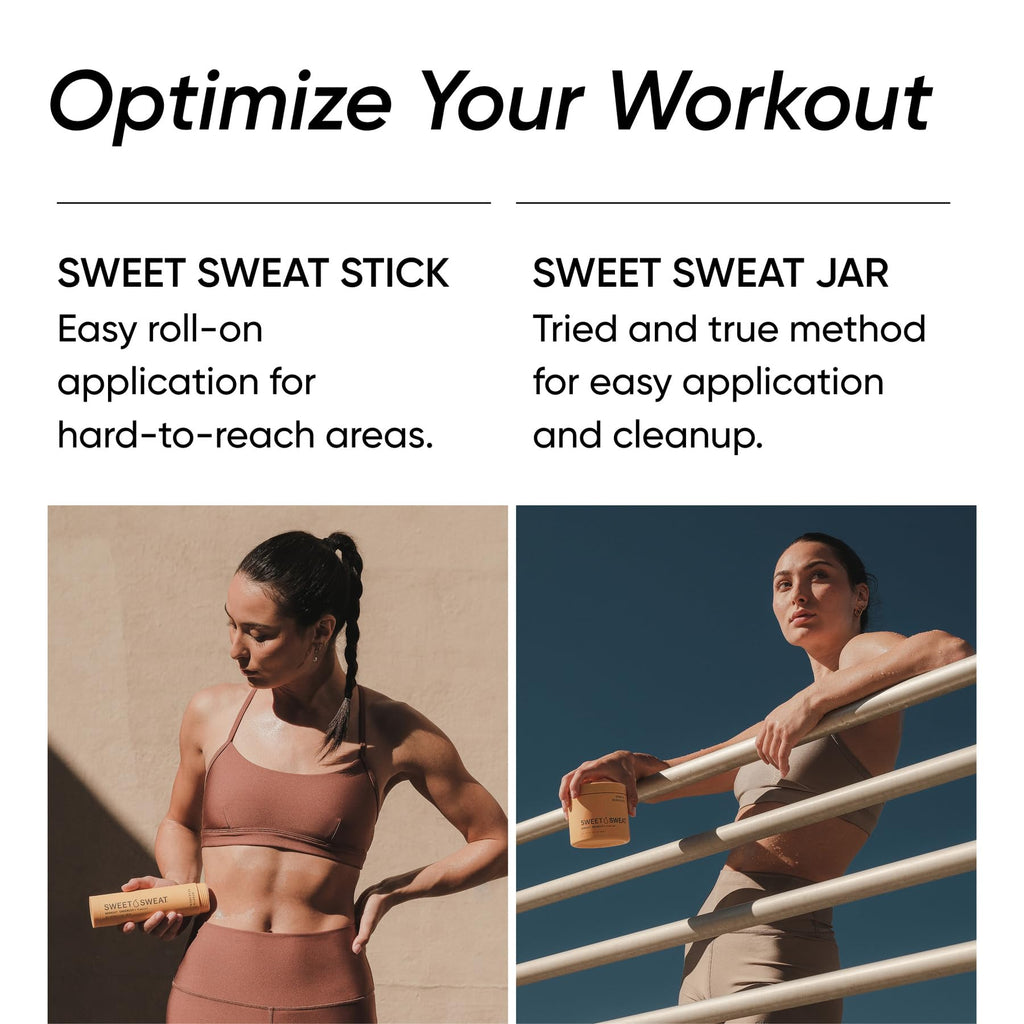 Sports Research Sweet Sweat Workout Enhancer Roll-On Gel Stick - Sweat Harder and Faster, Helps Promote Water Weight Loss, Use with Sweet Sweat Waist Trimmer Sports Research buy supplements Au