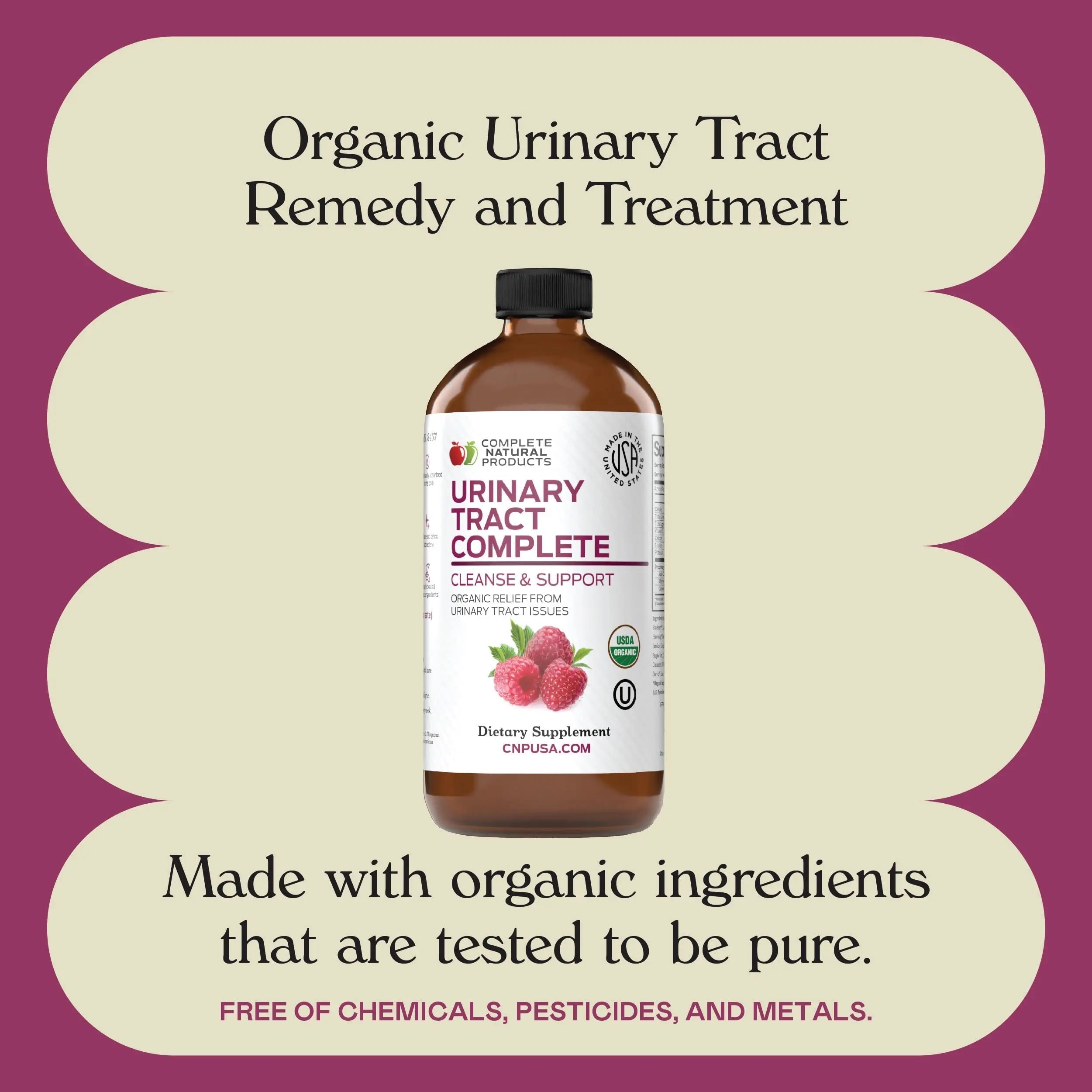 Complete Natural Products Urinary Tract Complete 8oz - Liquid Supplement for a Urinary Tract Cleanse, Defense, Health, and Treatment with Organic Cranberry & Organic D-Mannose Complete Natural ProductsBuy Supplements Australia