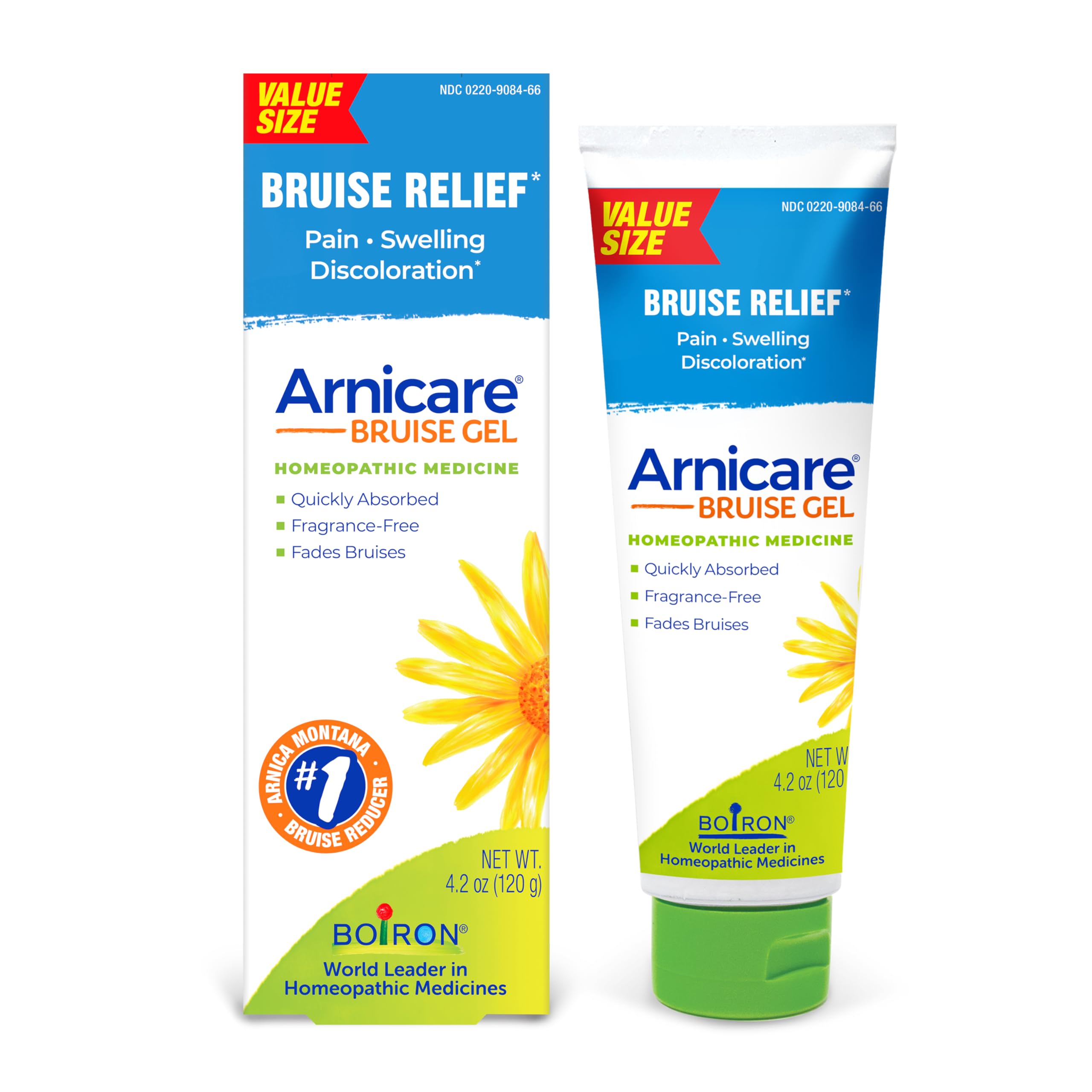 Boiron Arnicare Bruise Gel for Pain, Inflammation or Swelling, Soreness, and Discoloration - Non-greasy and Fragrance-Free - 4.2 oz BoironBuy Supplements Australia