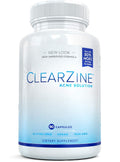 ClearZine Acne Pills for Teens & Adults | Clear Skin Supplement, Vitamins for Hormonal & Cystic Acne | Stop Breakouts, Oily Skin and Zits, 90 Caps ClearZineBuy Supplements Australia