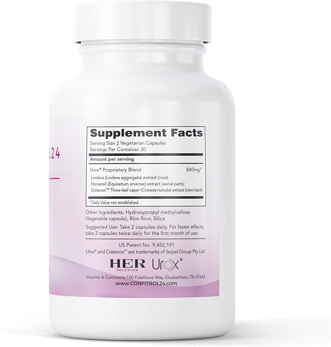 Confitrol24 Bladder Control Daily Supplement Leading Edge Health buy supplements Au