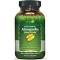 Irwin Naturals Extra Strength Ashwagandha - 60 Liquid Softgels - Helps Boost Physical & Mental Performance - with Turmeric & Milk Thistle Irwin NaturalsBuy Supplements Australia