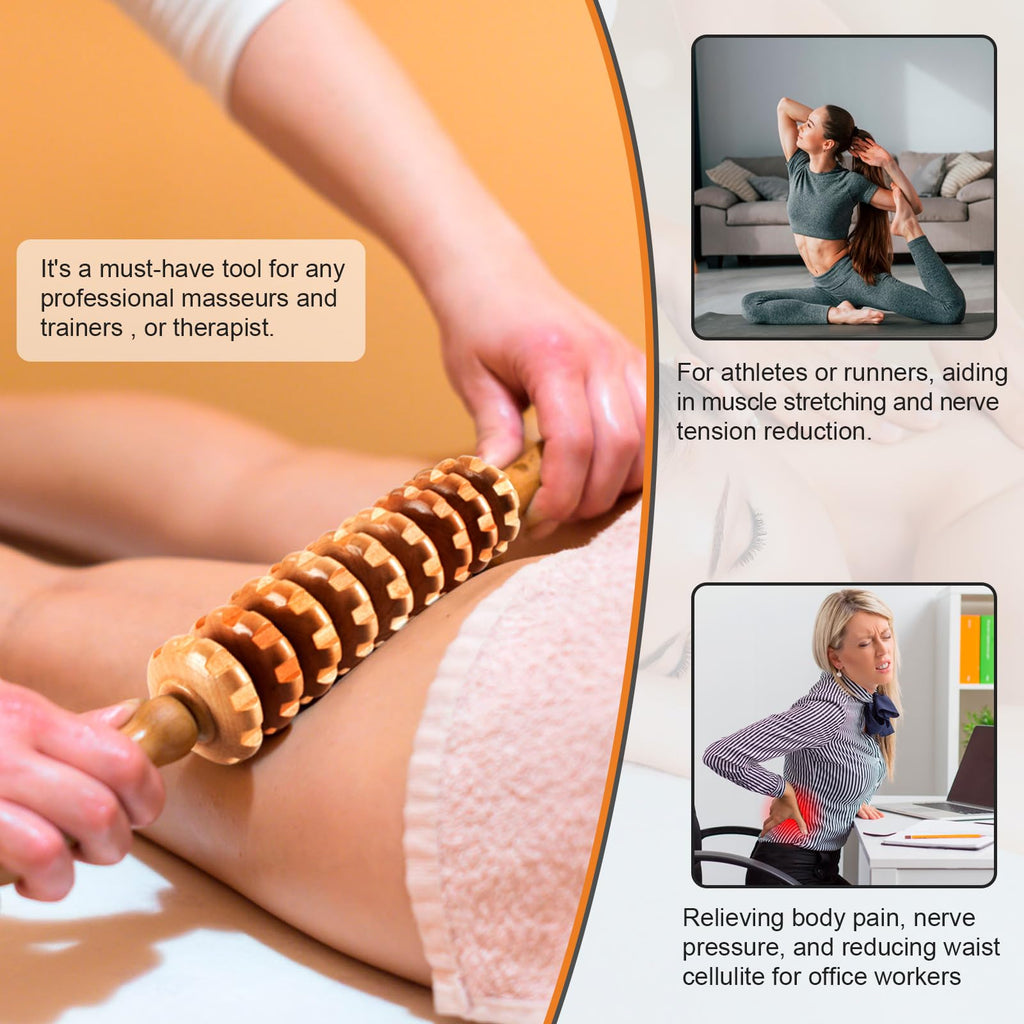 KintKita 3 in 1 Wood Therapy Massage Tool,Wooden Lymphatic Drainage Massager Maderoterapia Kit Professional Body Cellulite Massager for Body Sculpting,Contouring,Relief Muscle,Anti-Cellulite KintKita buy supplements Au