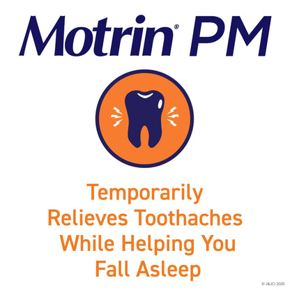 Motrin PM Caplets with 200 mg Ibuprofen & 38 mg Diphenhydramine Sleep Aid, Nighttime Pain Reliever for Minor Aches & Pains, Bulk, 80 ct MotrinBuy Supplements Australia