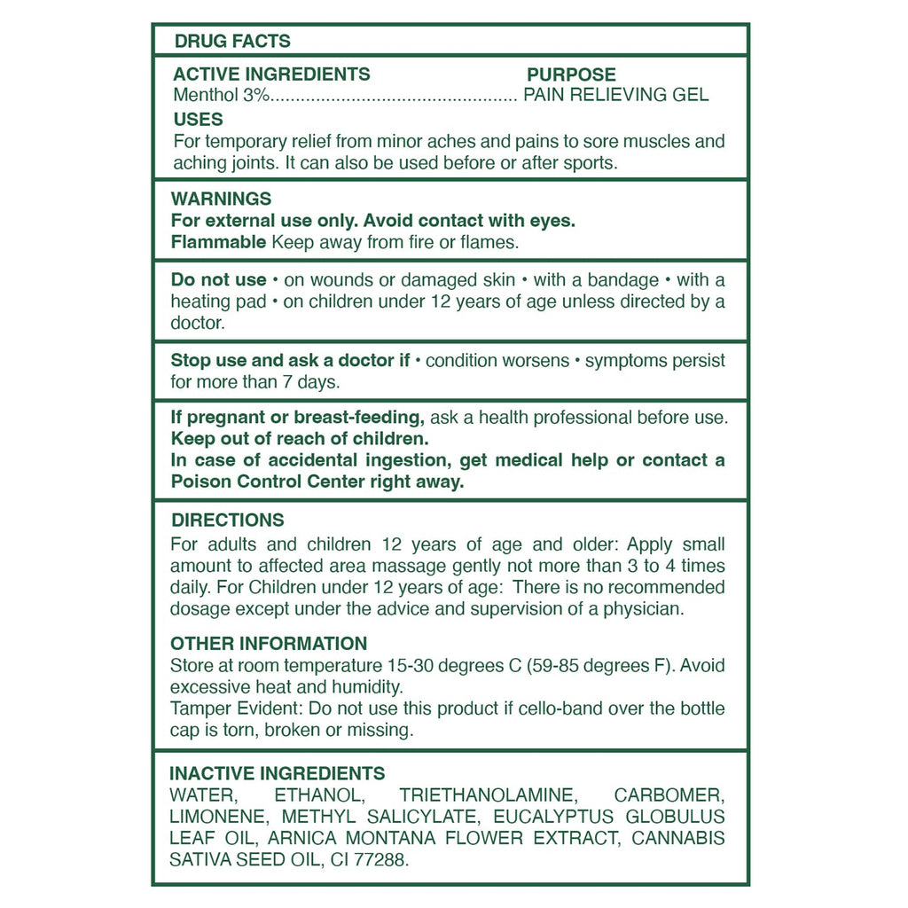 Ross D’Elen Green Menthol Gel Small - 3 Pack (3) ROSS D'ELENBuy Supplements Australia