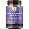 Supplement bottle labeled 'Triple Magnesium Complex' by Nature's Craft on a white background