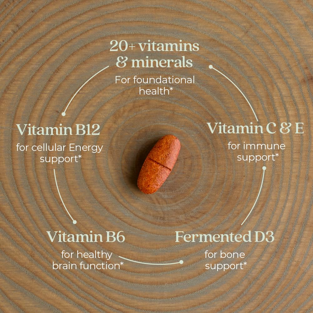New Chapter Women’s Multivitamin 55+, Astaxanthin, B6, B12, D3, Vitamin C & Zinc, Immune, Heart, Cellular Energy, and Bone Support, Gentle on The Stomach