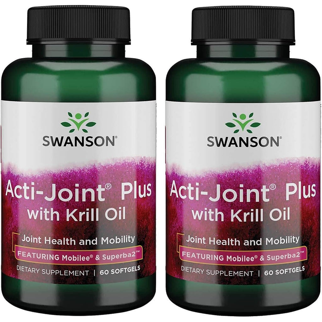 Swanson Acti-Joint Plus with Krill Oil 60 Sgels (2 Pack) SwansonBuy Supplements Australia