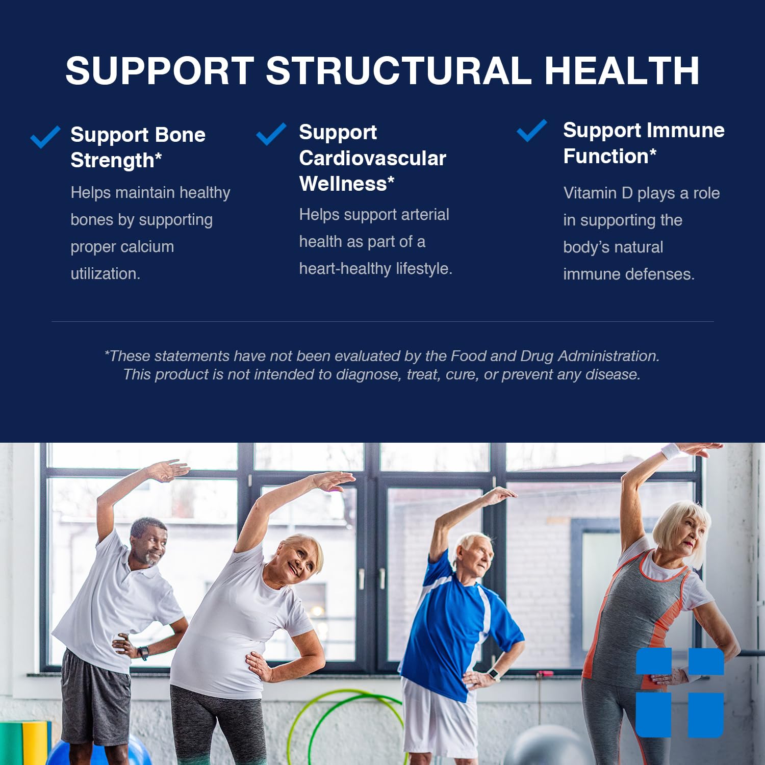 Opti + D3/K2 Supplement | Bone Health, Cardiovascular Wellness and Immune Support* Supplement | Vitamin D3 K2 Daily Support | 120 Capsules/120 Servings Opti + Life buy supplements Au