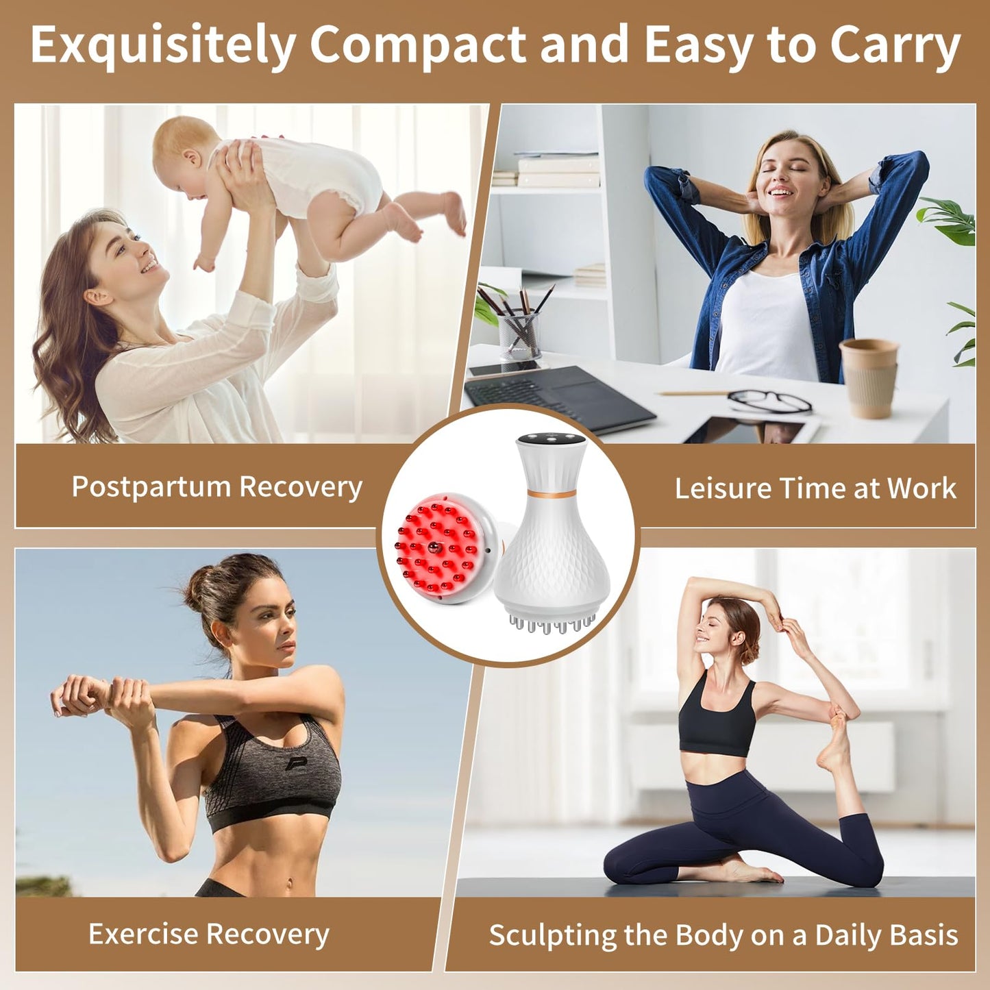 lemonforts Lymphatic Drainage Massager – Portable Cellulite Massage Tool with 19 Intensity Levels for Relaxing Neck, Legs, Arms & Belly lemonforts buy supplements Au