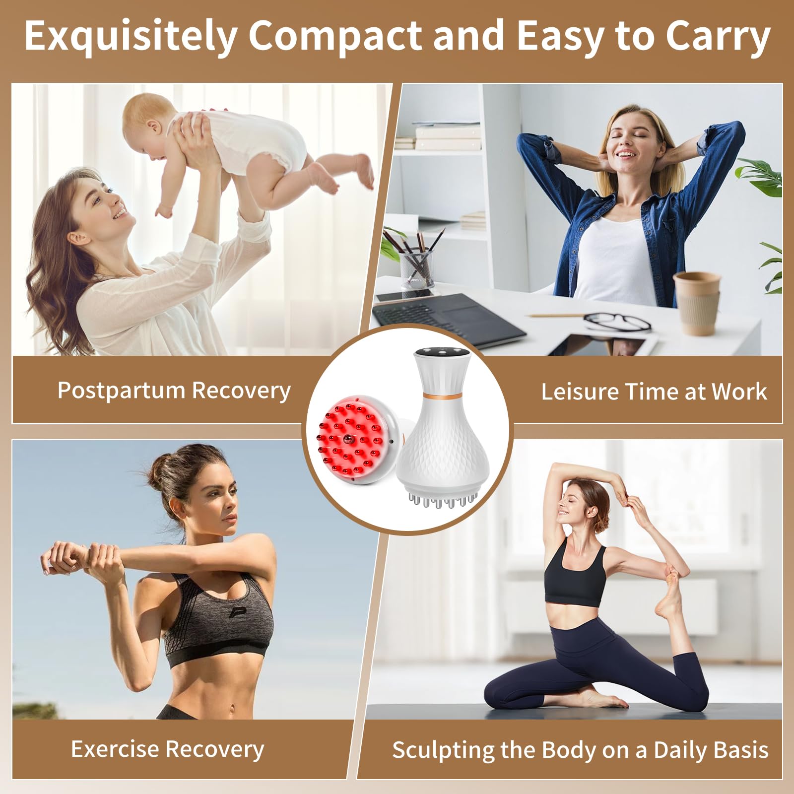 lemonforts Lymphatic Drainage Massager – Portable Cellulite Massage Tool with 19 Intensity Levels for Relaxing Neck, Legs, Arms & Belly lemonforts buy supplements Au