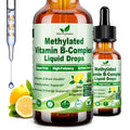 Methylated B Complex Liquid Drop Complete 9-in-1 Methyl B Vitamins w. B12 Methylfolate Inositol Choline TMG Vitamin C E, Super B-Complex Methylated for MTHFR Support, Energy Mood Nerve & Brain Health1 Vita PLynxeraBuy Supplements Australia