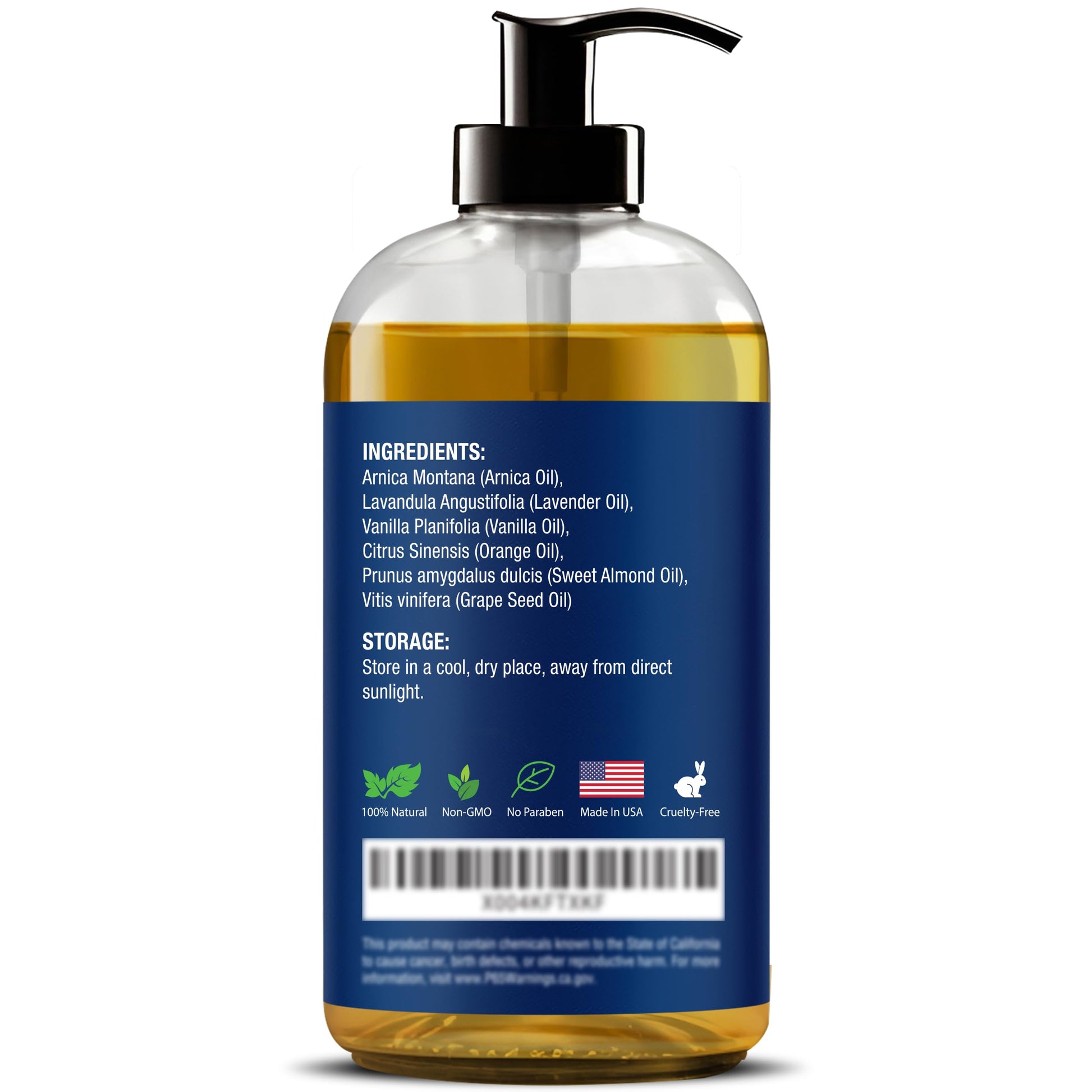 Lymphatic Drainage Massage Oil for Massage Therapy 8 fl oz - Refreshing and Relaxing - Natural Oils with Arnica, Vanilla and Lavender Oil - for Men and Women - Nexon Botanics Nexon Botanics buy supplements Au