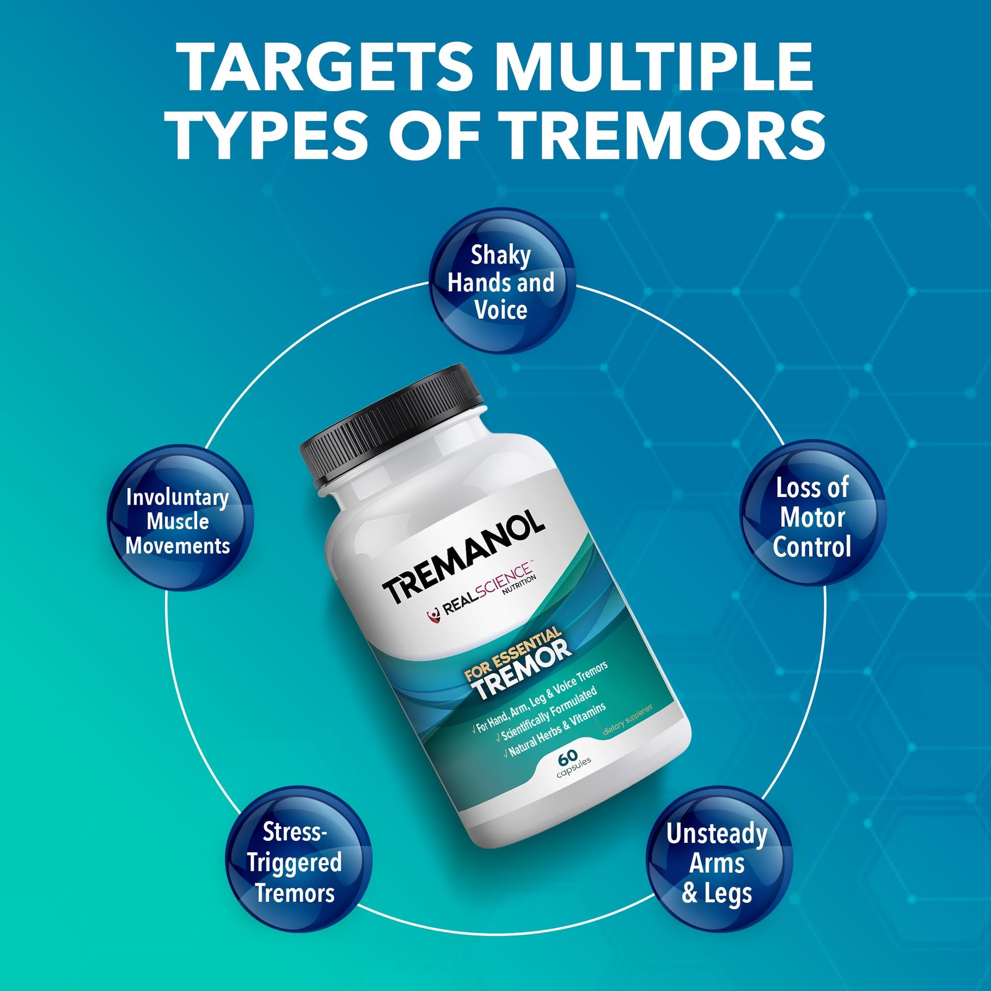 Tremanol Natural Aid Herbal Supplement – Includes Vitamin B2 & B12, Passionflower & Skullcap – 60 Caps (Pack of 3) – Made in USA TremanolBuy Supplements Australia