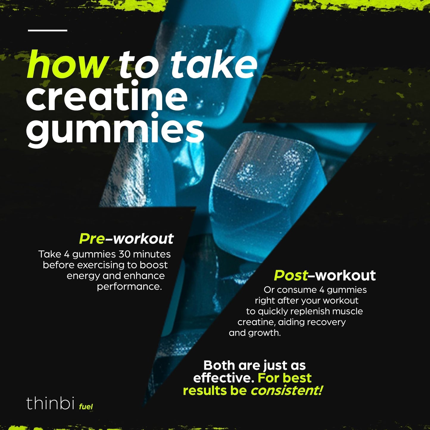 Creatine Monohydrate Gummies Complex 6200mg for Men & Women - 120 Gummies Advanced Formula W/L-Taurine + Vitamin B12 for Muscle Strength, Muscle Builder, Energy Boost