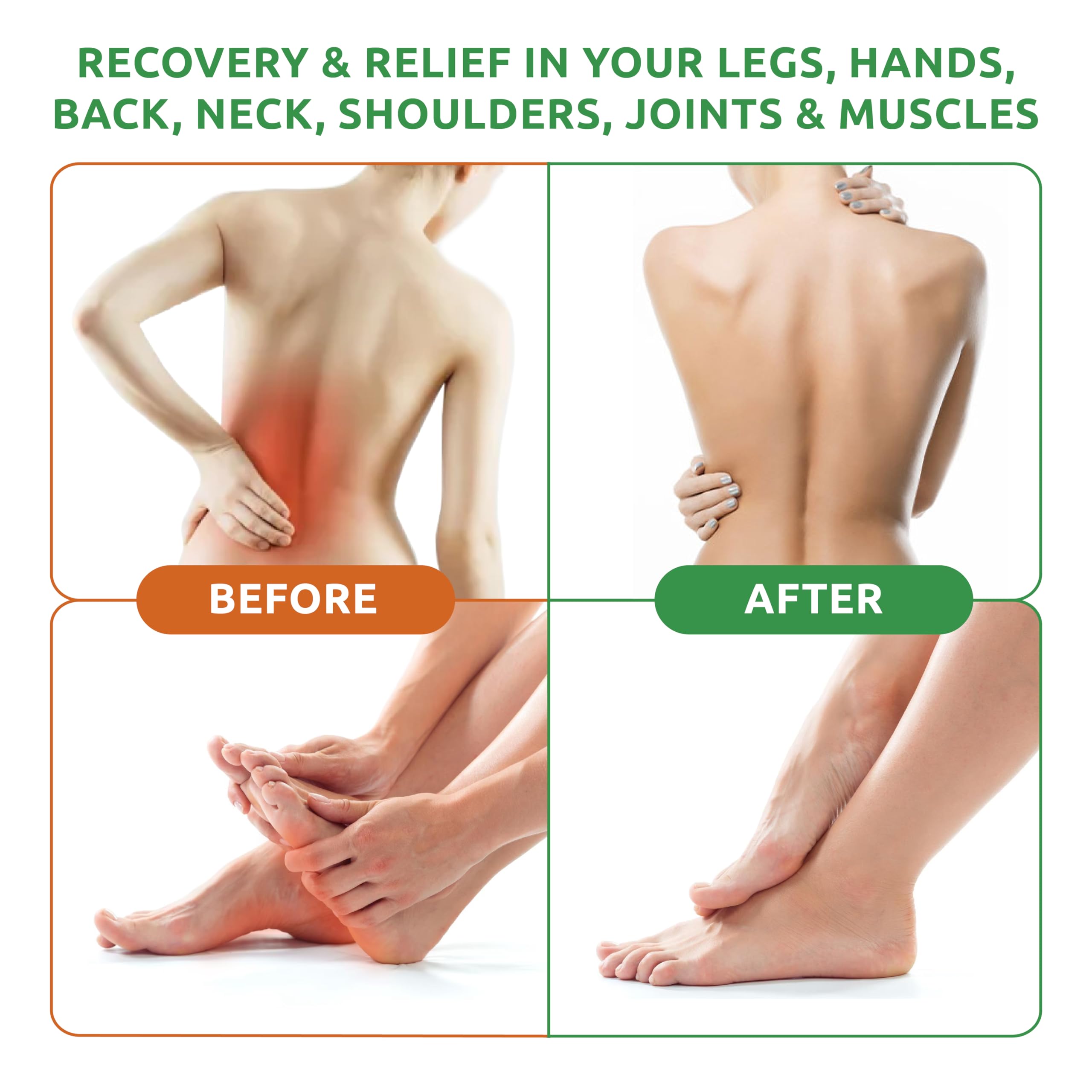 SaluVera Neuropathy Pain Relief Cream - Maximum Strength Nerve Pain Reliever for Foot, Toes, Hands, Legs with Aloe Vera, Arnica, MSM Vitamin B6, and Menthol for Fast-Acting Relief 3oz SaluVeraBuy Supplements Australia