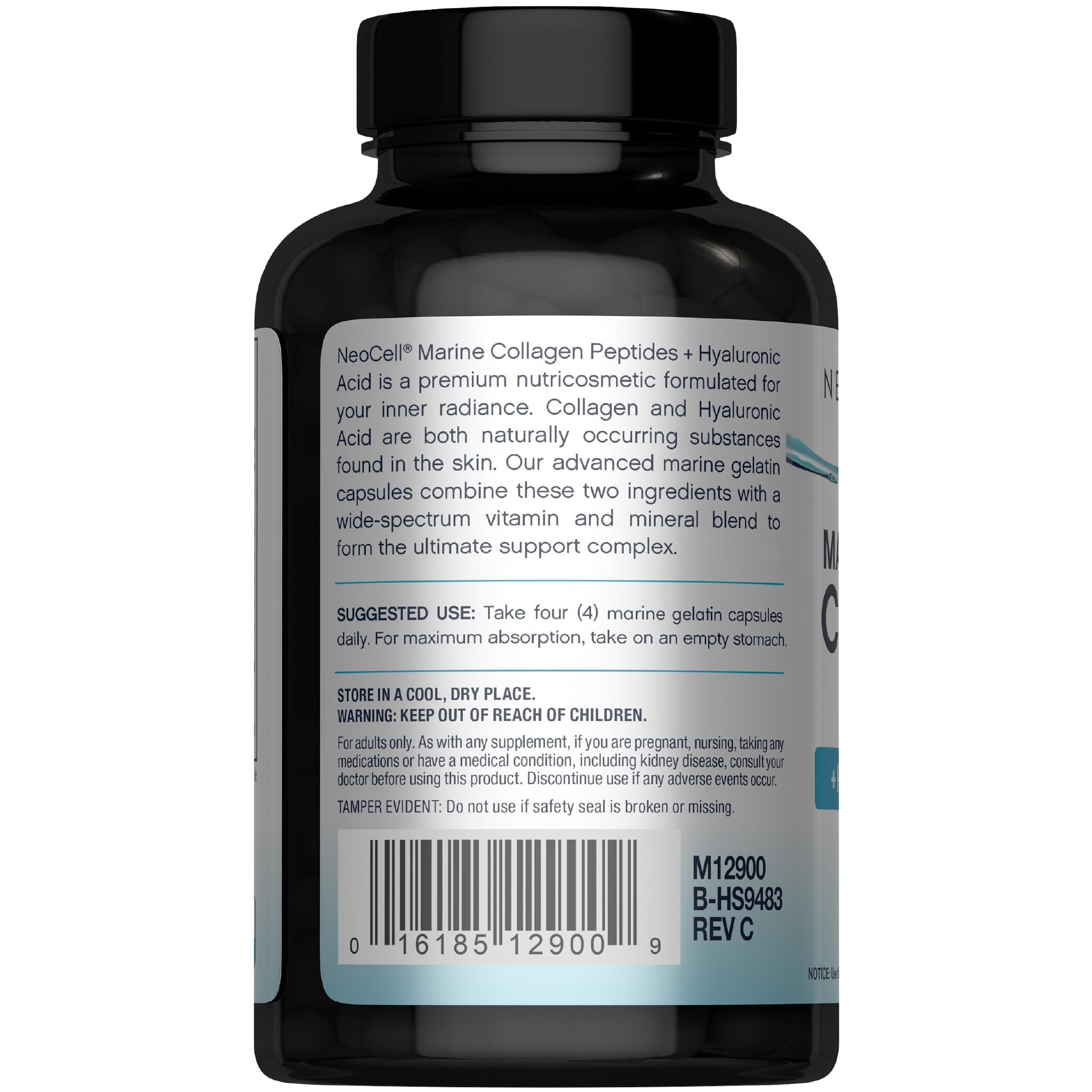 NeoCell Marine Collagen Peptides Capsules | 120 Pills | with Hyaluronic Acid | Plus Vitamin C | for Women and Men NeoCell buy supplements Au