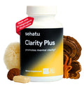 SEHATU Clarity Plus Cognitive Wellness Supplement | Packed with 10 Powerful Adaptogenic Mushrooms | Clear Brain Fog and Support Mental Clarity | 60 Count | 30 Day Supply SEHATUBuy Supplements Australia