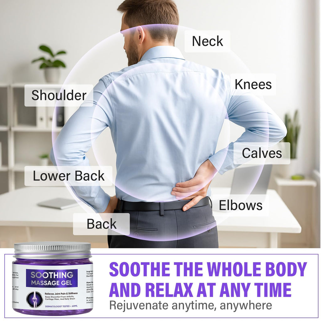 Joint Purple Gel, Fast-Absorbing Soothing Relief Massage Gel with Natural Extracts, Support Muscle, Joint, Shoulder, Knee, Back, Lumbar & Muscle Stiffness WKCWKCBuy Supplements Australia