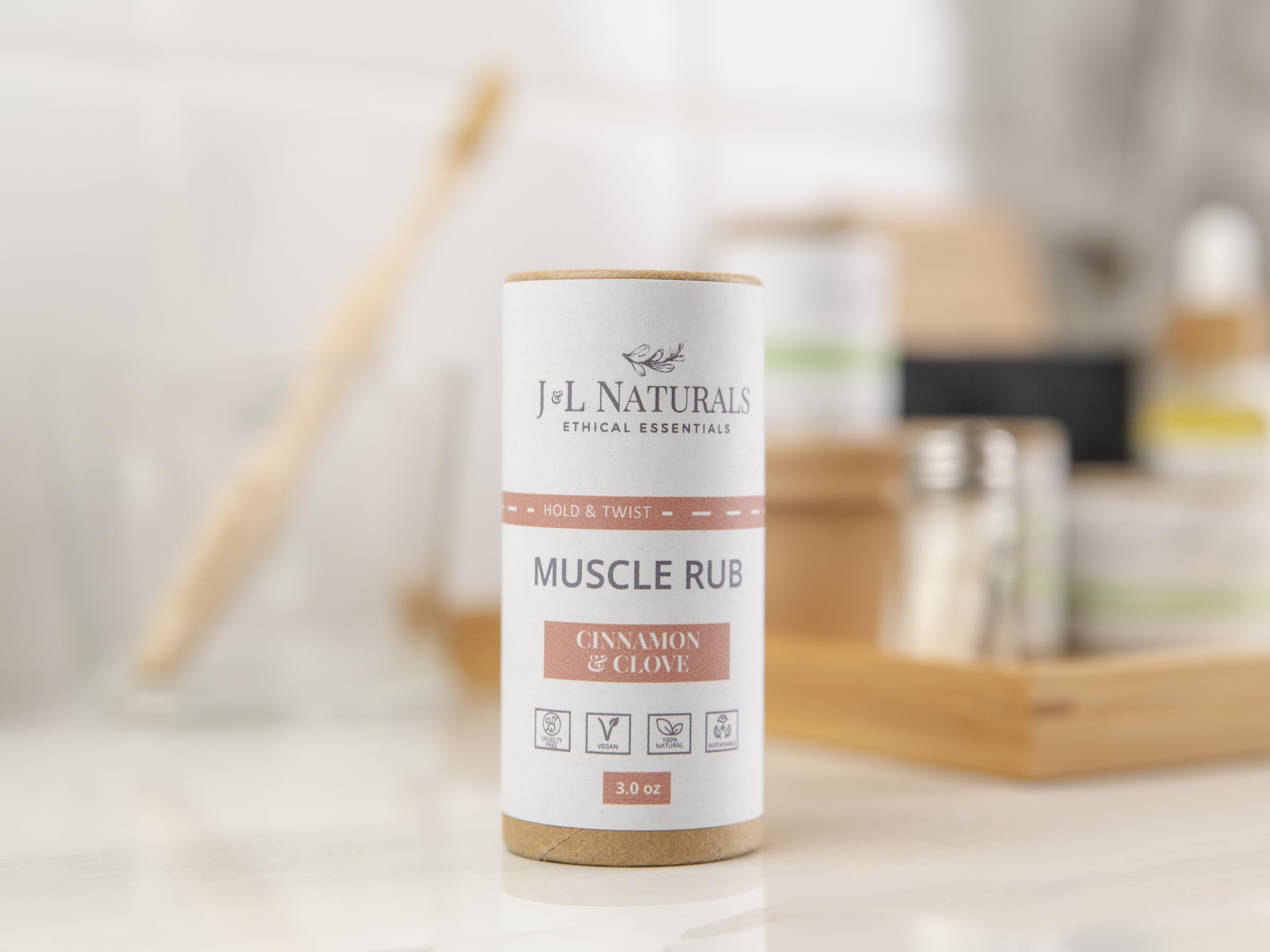 J&L Naturals Muscle Rub | Cream for Achy + Sore Muscles, Joints, Back, Knees, Shoulders | Soothing & Nourishing | Vegan, Sustainable, Cruelty Free, Natural, Made in US (1-Pack) J&L NaturalsBuy Supplements Australia