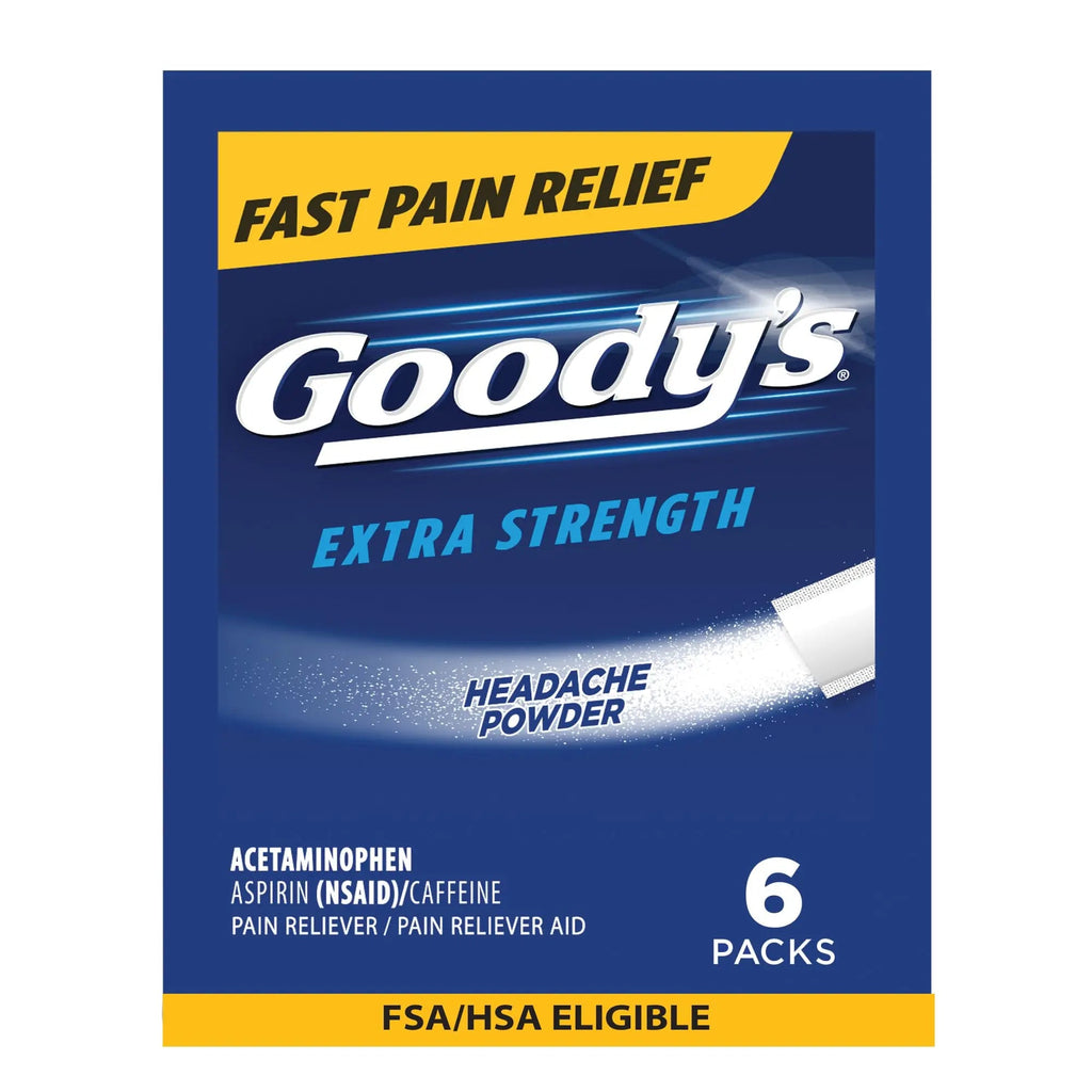 Goody's Pain Relief Powders, Extra Strength Headache Powder, 6 ct (Pack of 1) Goody'sBuy Supplements Australia