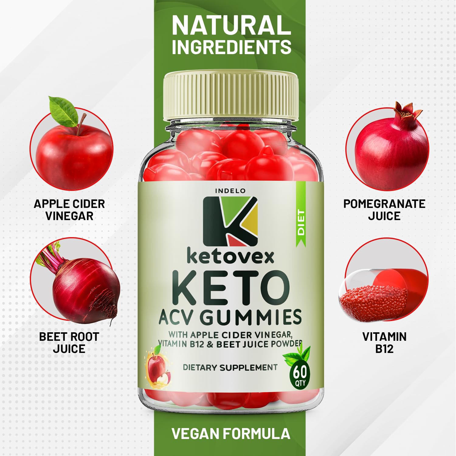 (3 Pack) Ketovex Keto BHB Gummies Advanced Formula, Ketovex BHB Weight Management ACV Gummies Reviews, Ketovex ACV Keto Vex BHB Gummy Gomitas Ketosis, Ketovex Gummies, B12 (180 Gummies) Indelo buy supplements Au