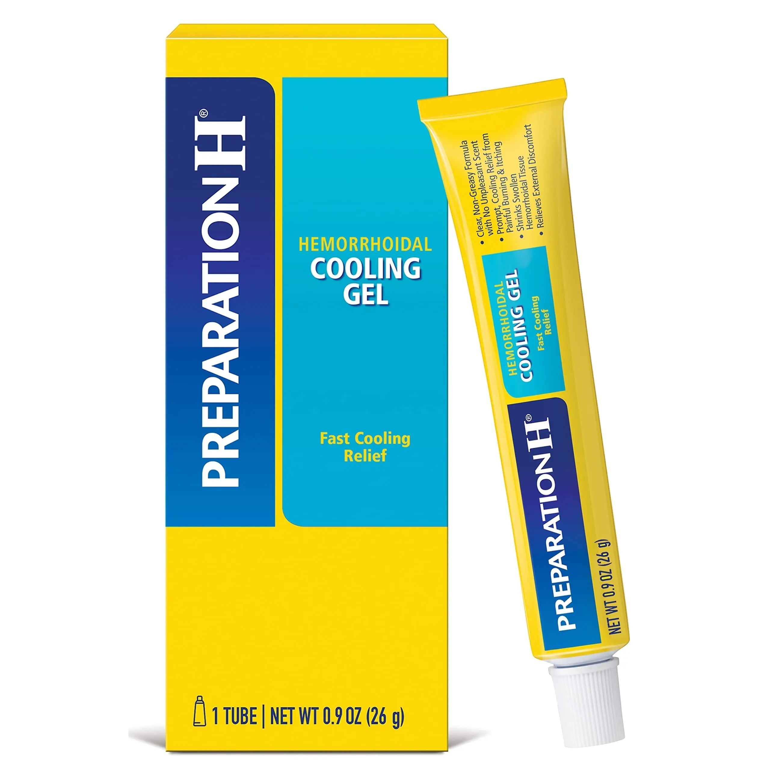 Preparation H Hemorrhoid Cooling Gel with Aloe for Fast Discomfort Relief - 0.9 Oz Tube Preparation HBuy Supplements Australia