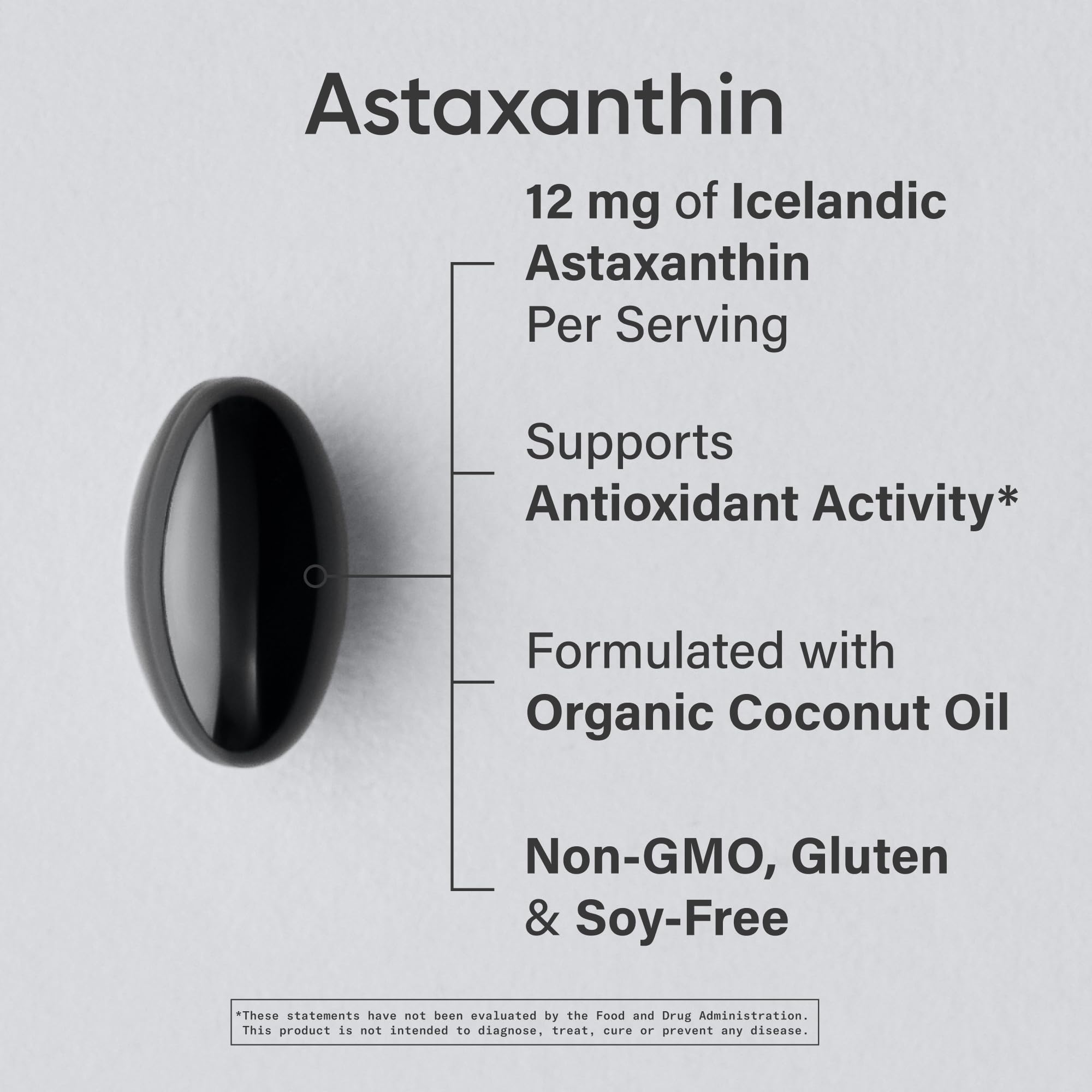 Sports Research® Triple Strength Astaxanthin 12mg w/Organic Coconut Oil - Antioxidant Supplement for Skin & Eye Health Support* - Soy Free · Non-GMO · Gluten Free - 60 Softgels Sports Research buy supplements Au