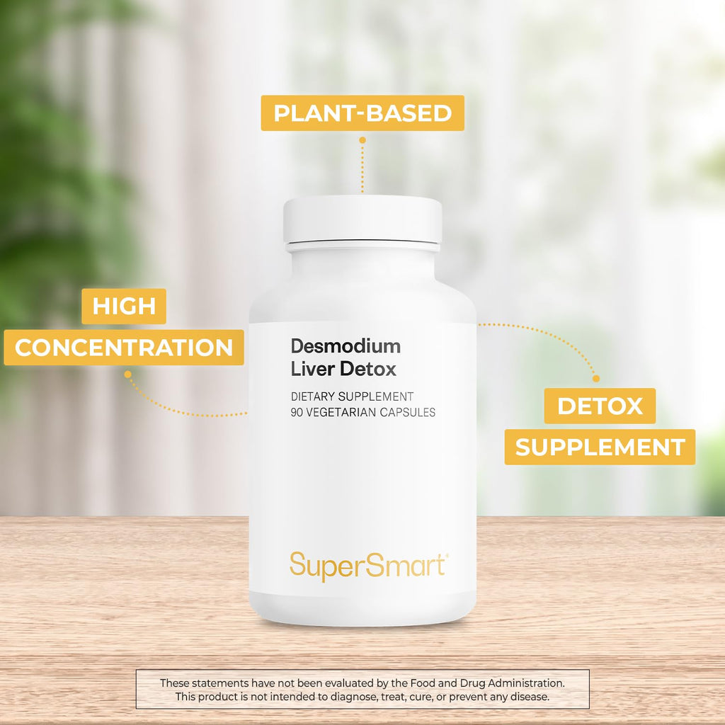 Supersmart - Desmo Forte ™ - Liver Support Supplement - 1:2 Liquid Extract of Desmodium Asdscendens | Non-GMO & Gluten Free - 250 ml Supersmart buy supplements Au