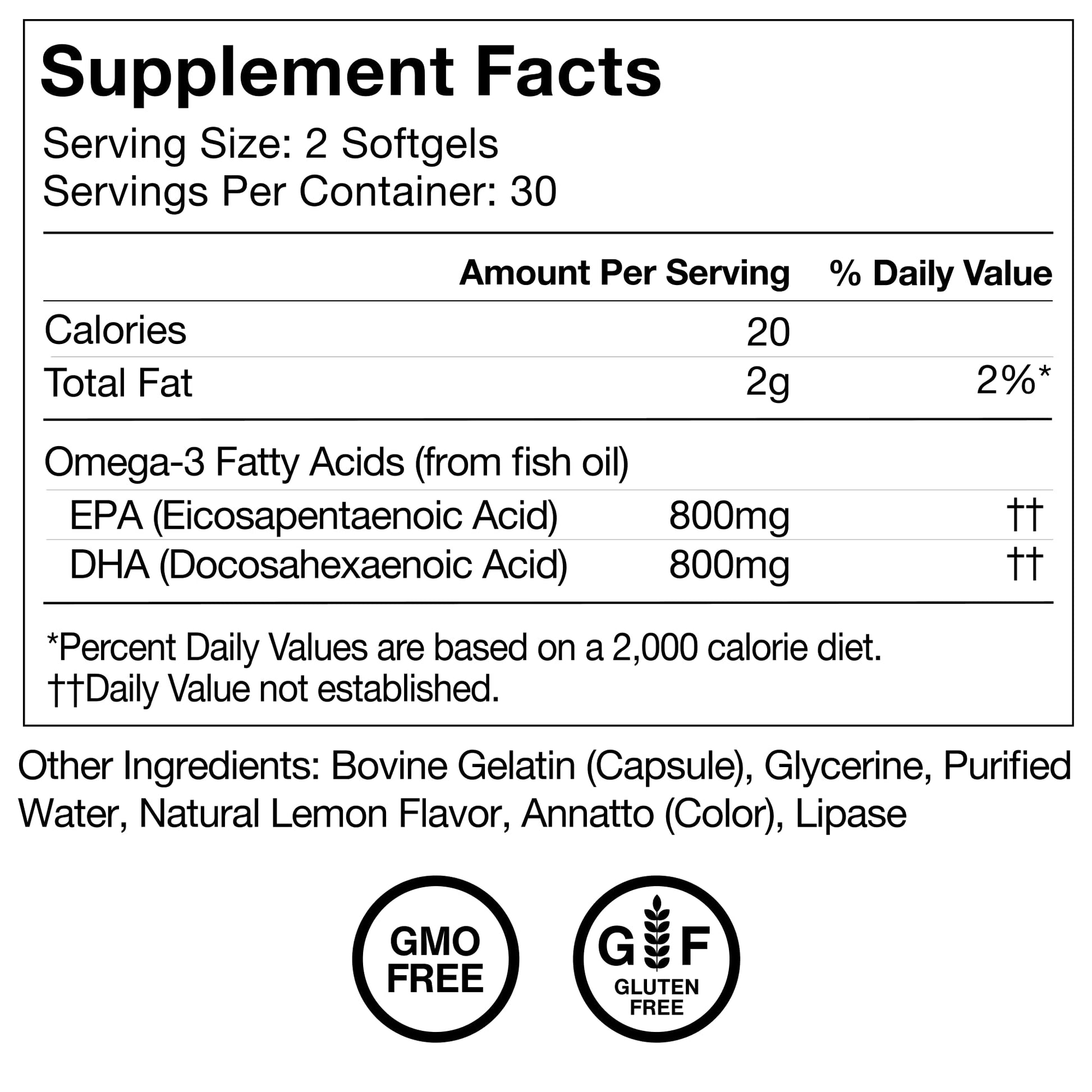 Momentous Omega-3 Fish Oil - High-Potency EPA & DHA Supplement for Men & Women - Supports Heart, Joint, & Brain Health - NSF Certified for Sport - Non-GMO - Gluten-Free - 1,600 mg - 30 Servings MomentousBuy Supplements Australia