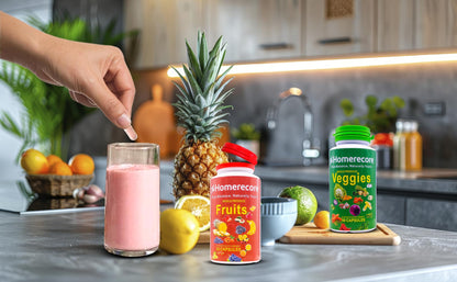 HOMERECORE Whole Food Fruits & Veggies Supplement Plant-Based, Vegan, Gluten-Free, Soy-Free No Fillers Natural Superfoods Boost Energy & Immune System for Men & Women 90 Fruit & 90 Veggie Capsules HOMERECOREBuy Supplements Australia