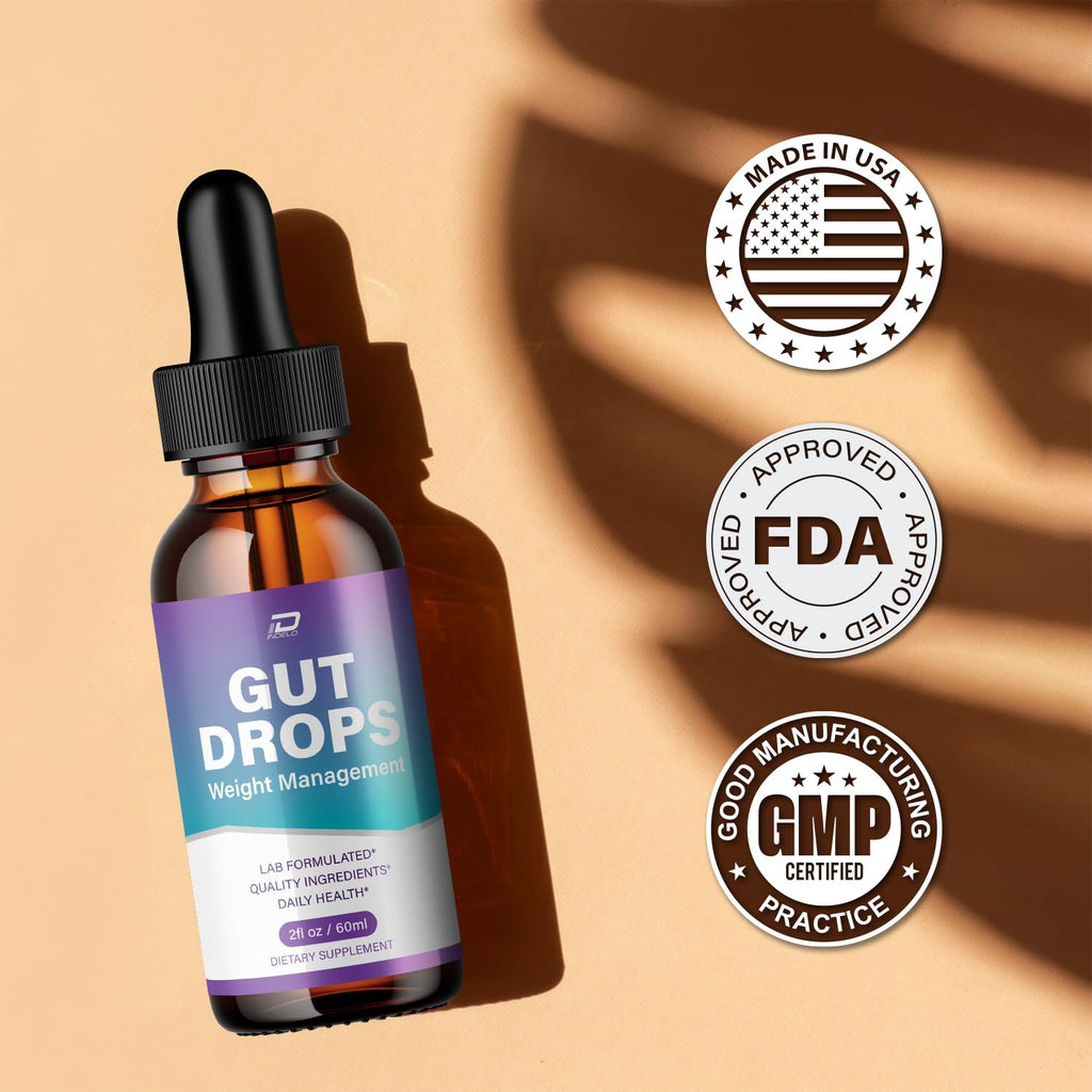 Indelo Gut Drops Healthy Formula – GutDrops All Natural Healthy Levels - Extra Strength Liquid, Reviews (3 Pack – 3 Month Supply) IndeloBuy Supplements Australia