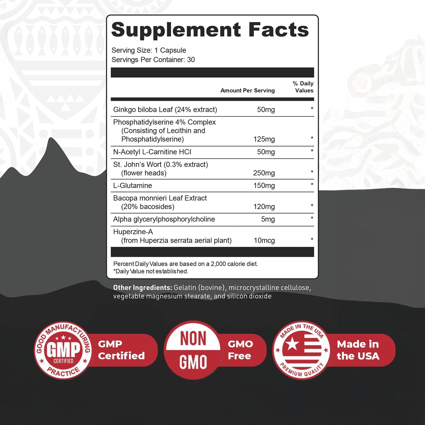 Nature’s NutriWave TribalForce X – Daily Botanical Supplement with Ginkgo Biloba, Bacopa, & Amino Acids – Non-GMO, Natural & Stimulant-Free Formula, Made in USA – 30 Capsules, 1 Month Supply Nature’s NutriWave buy supplements Au